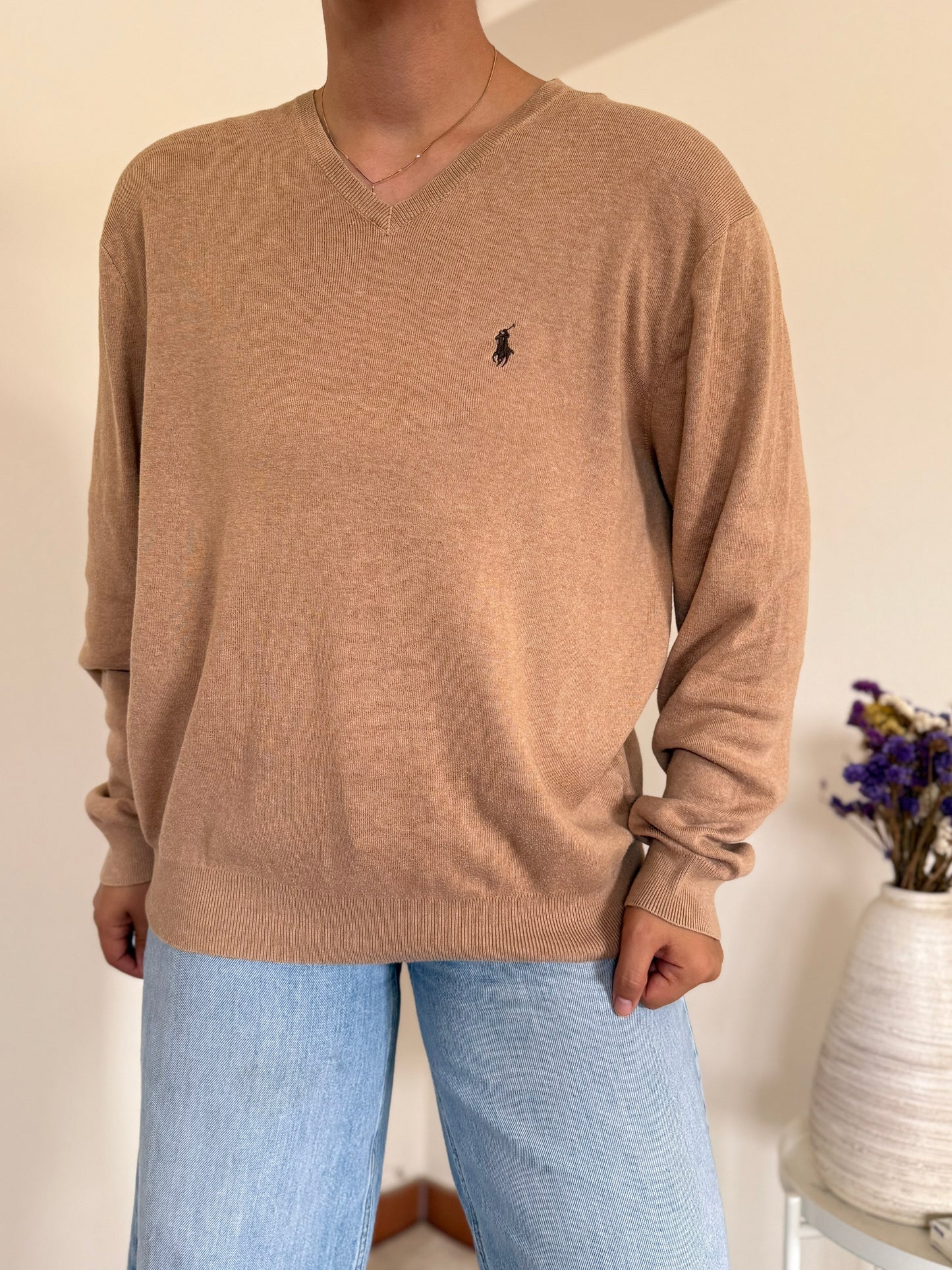 Ralph Lauren V-neck Knit Sweater