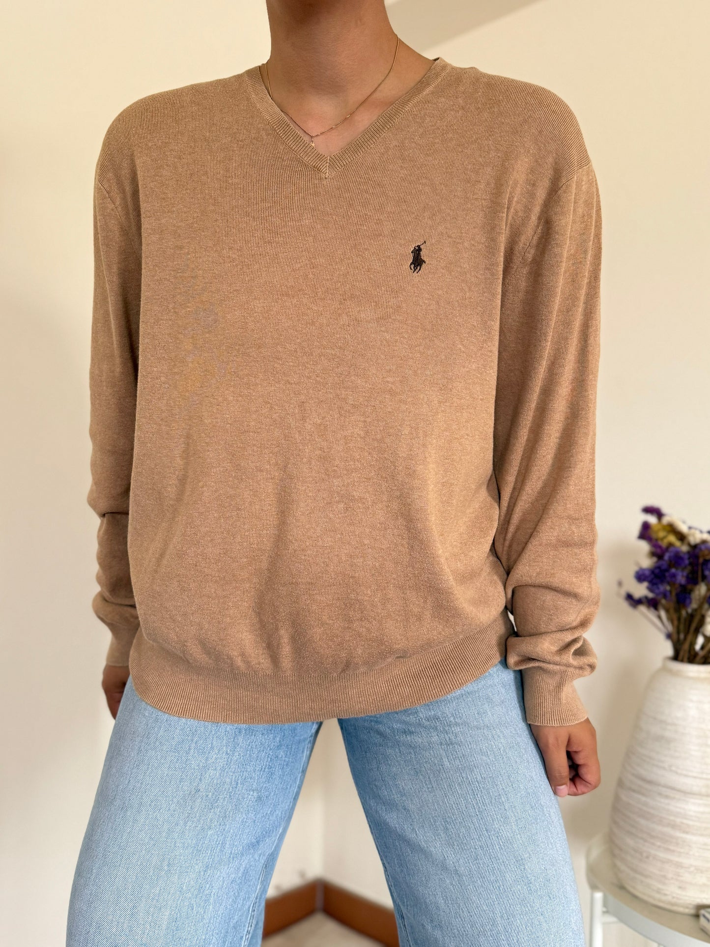 Ralph Lauren V-neck Knit Sweater
