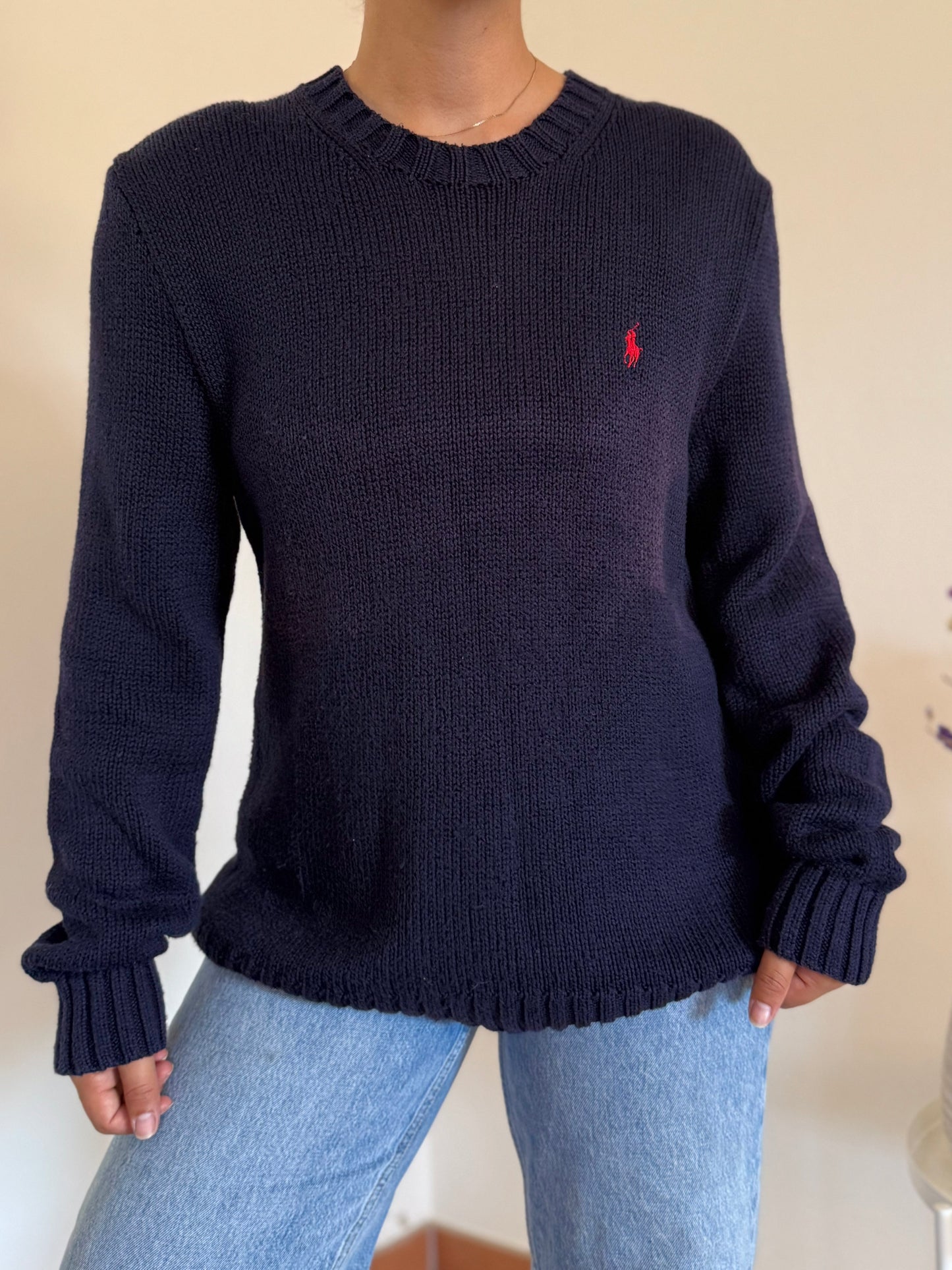 Ralph Lauren Round Neck Knit Sweater