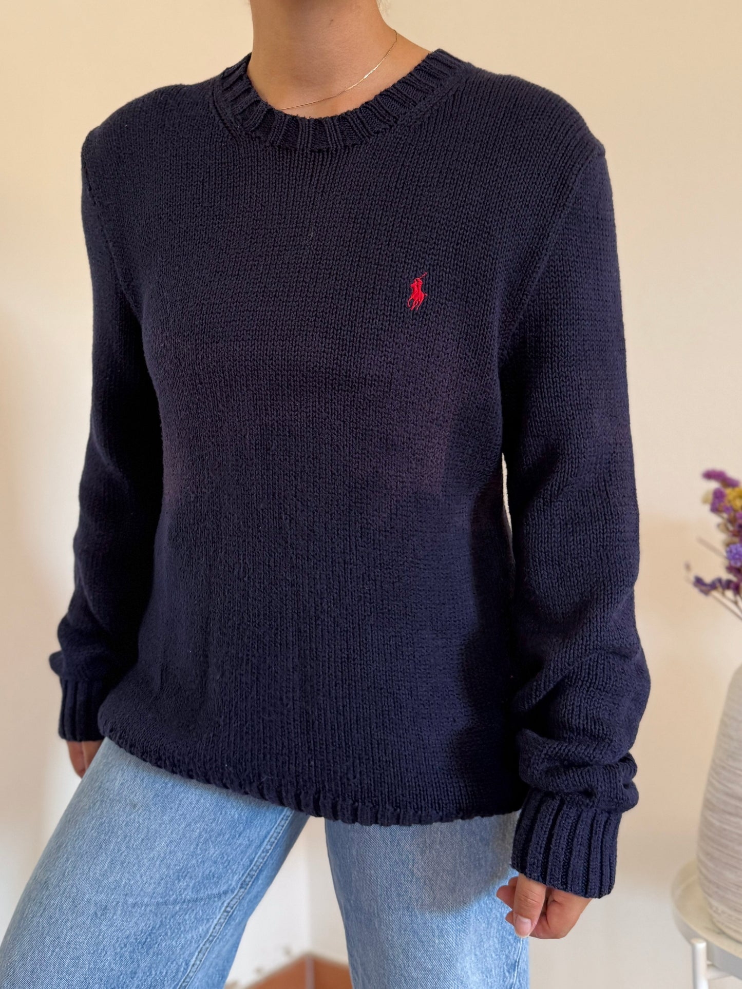 Ralph Lauren Round Neck Knit Sweater