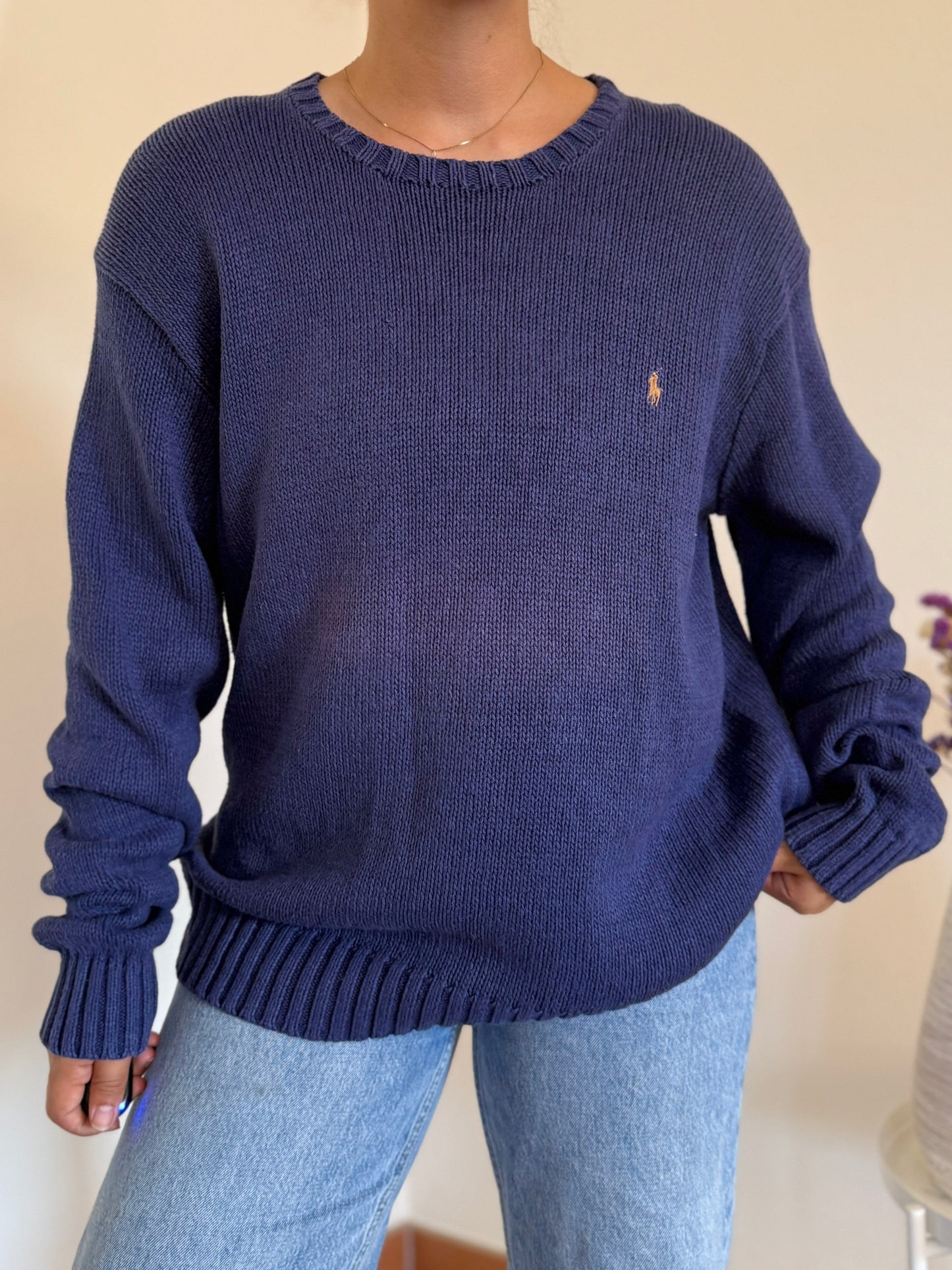 Ralph Lauren Round Neck Knit Sweater