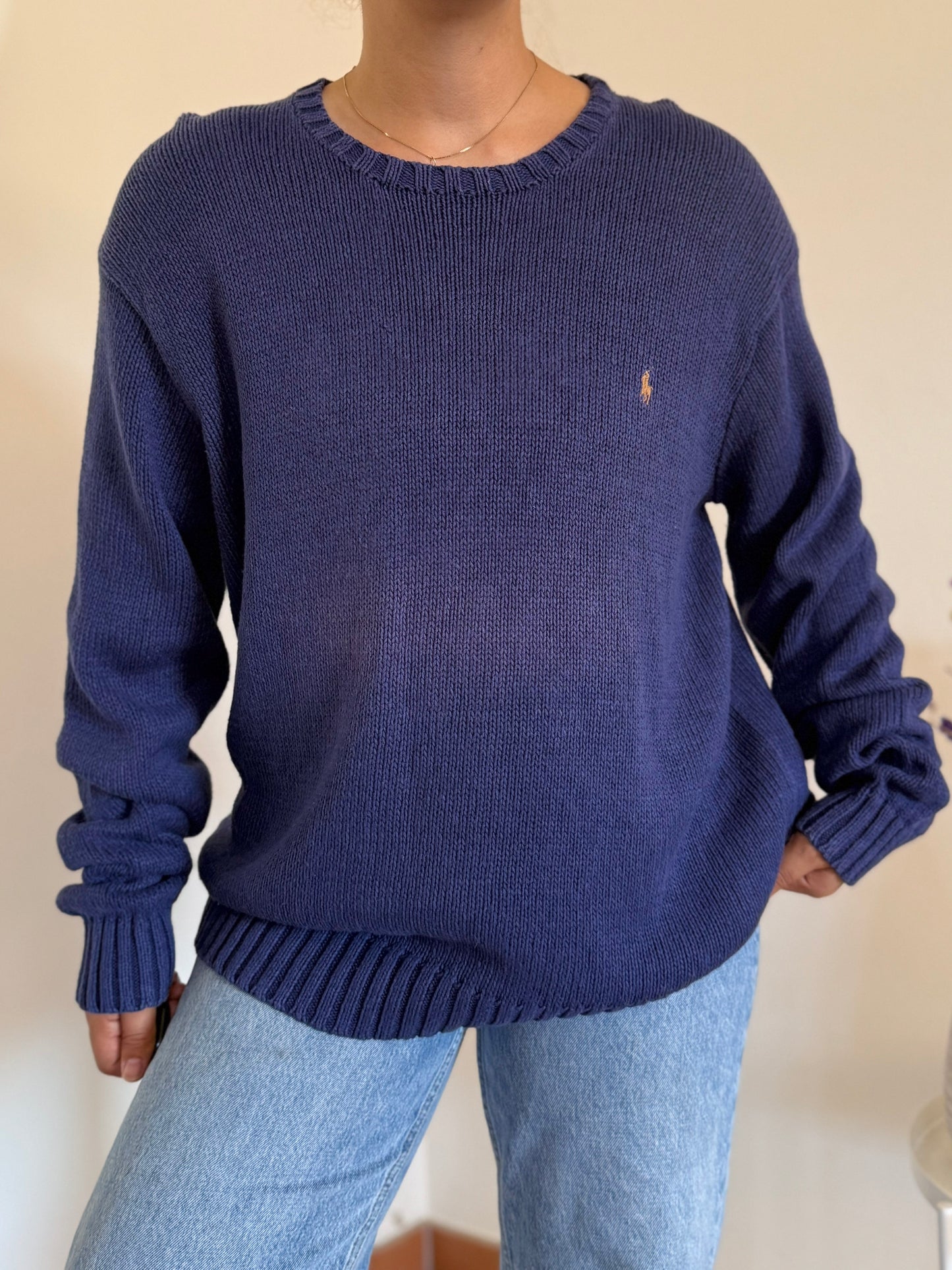 Ralph Lauren Round Neck Knit Sweater