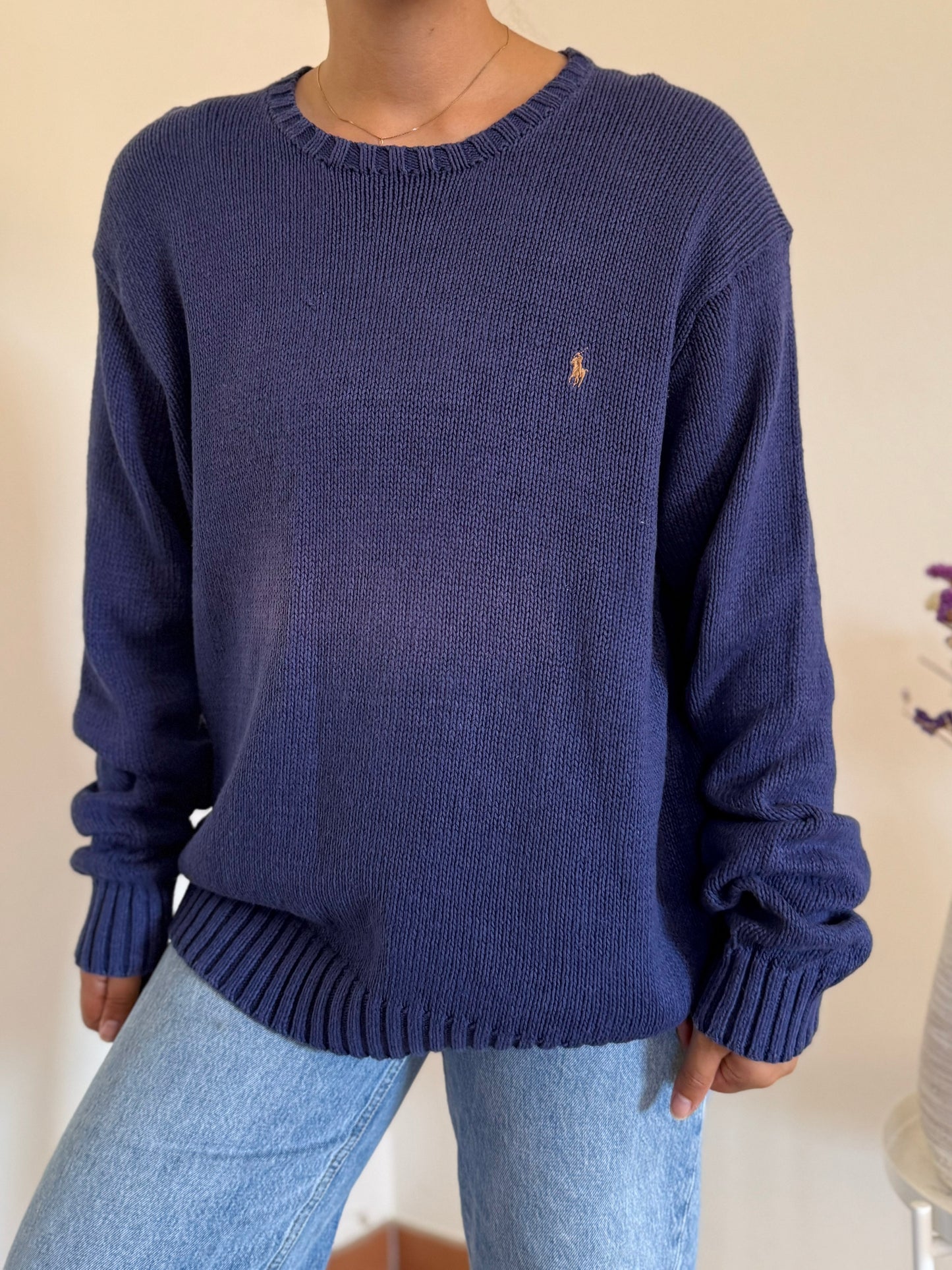 Ralph Lauren Round Neck Knit Sweater