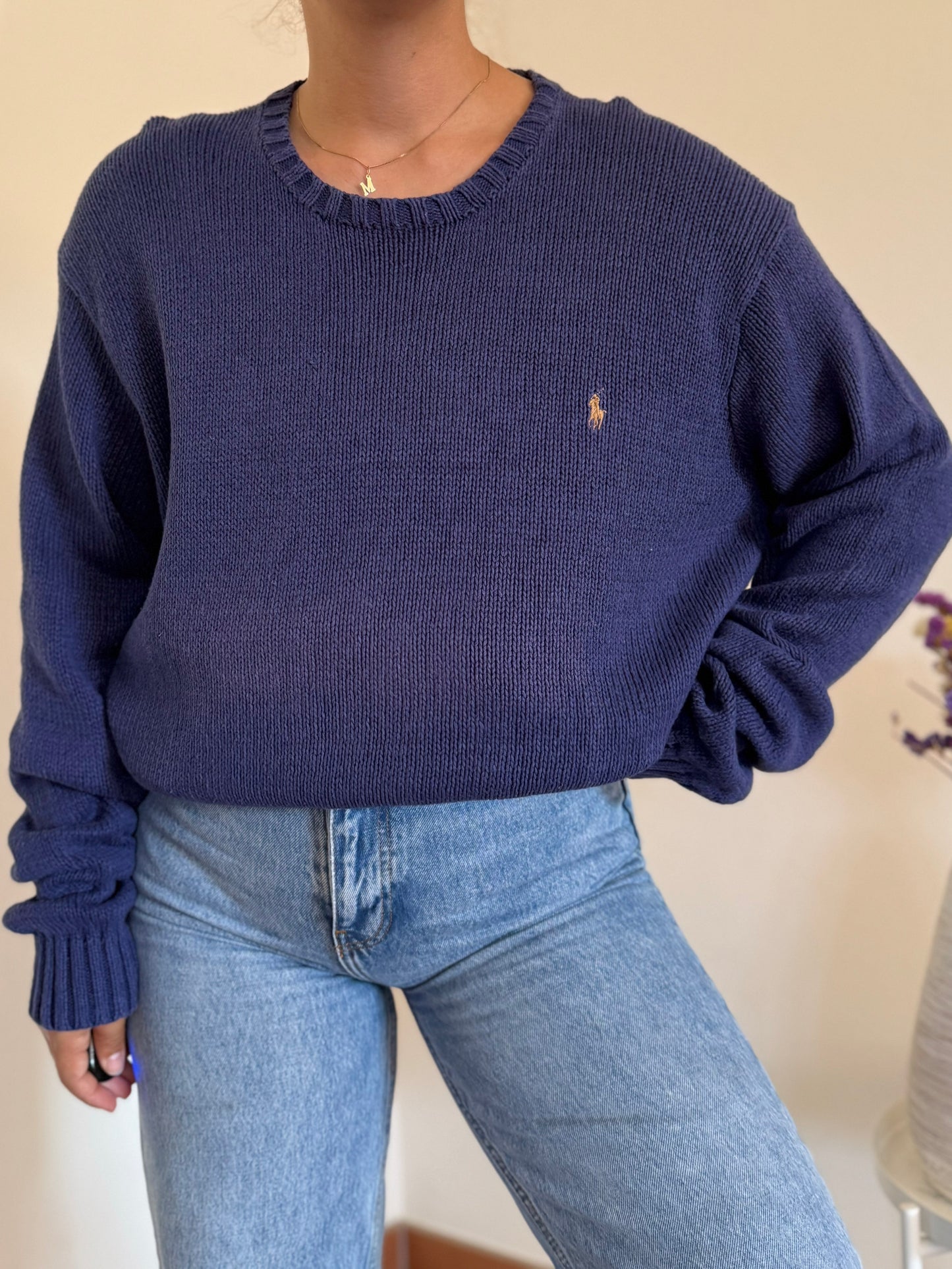 Ralph Lauren Round Neck Knit Sweater