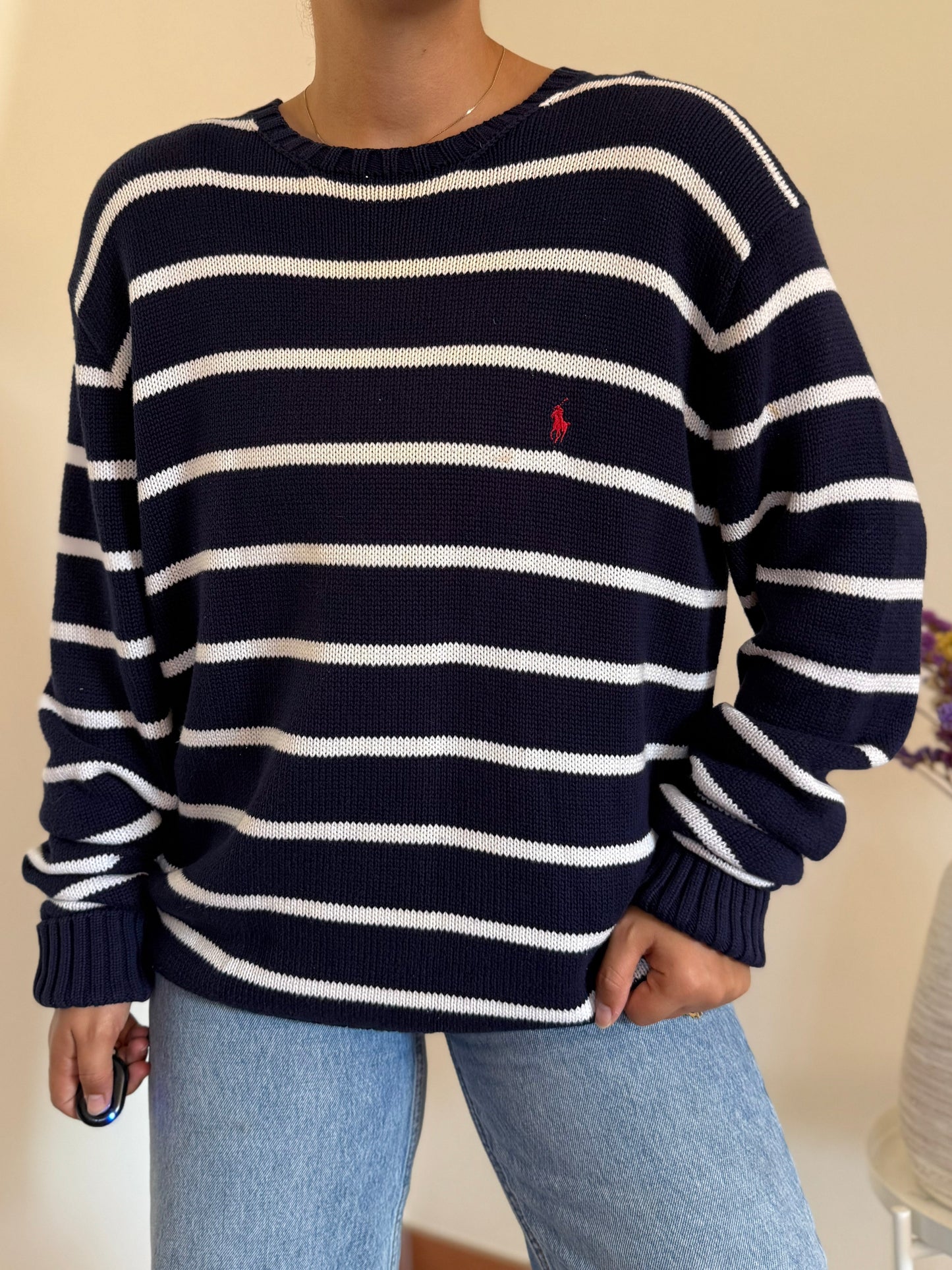 Ralph Lauren Round Neck Knit Sweater