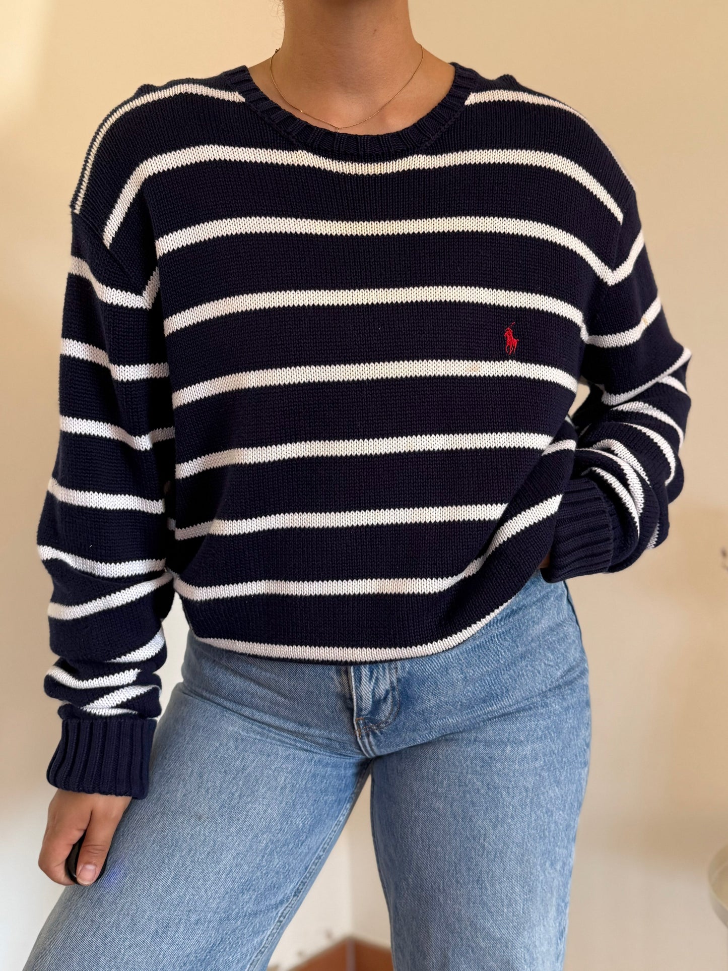Ralph Lauren Round Neck Knit Sweater