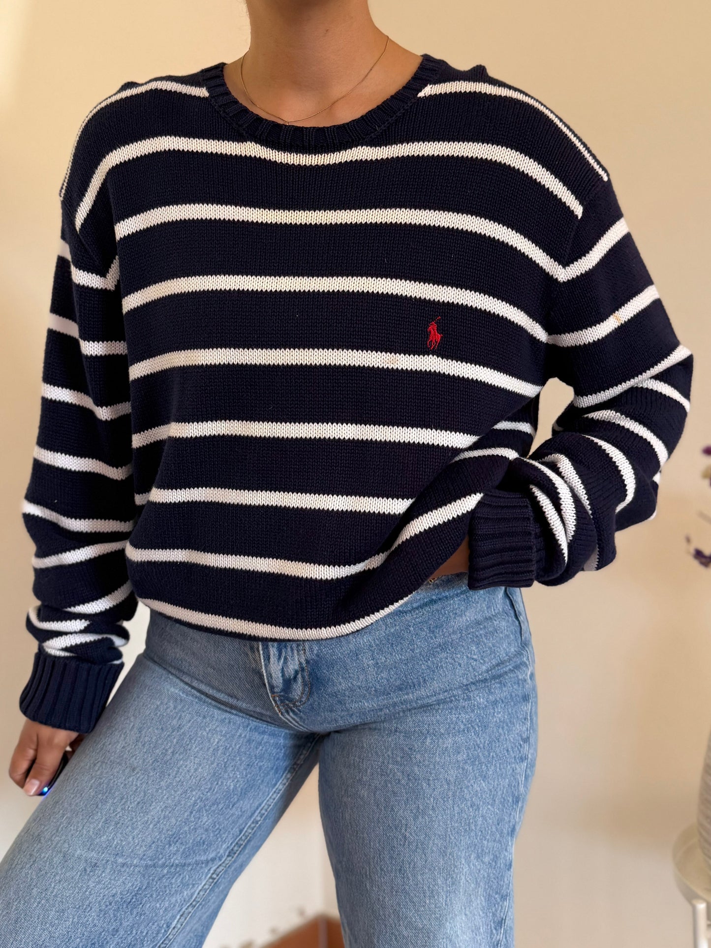 Ralph Lauren Round Neck Knit Sweater
