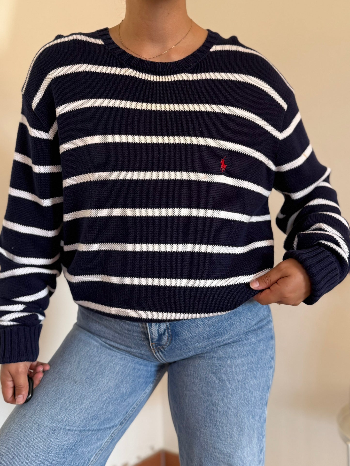 Ralph Lauren Round Neck Knit Sweater