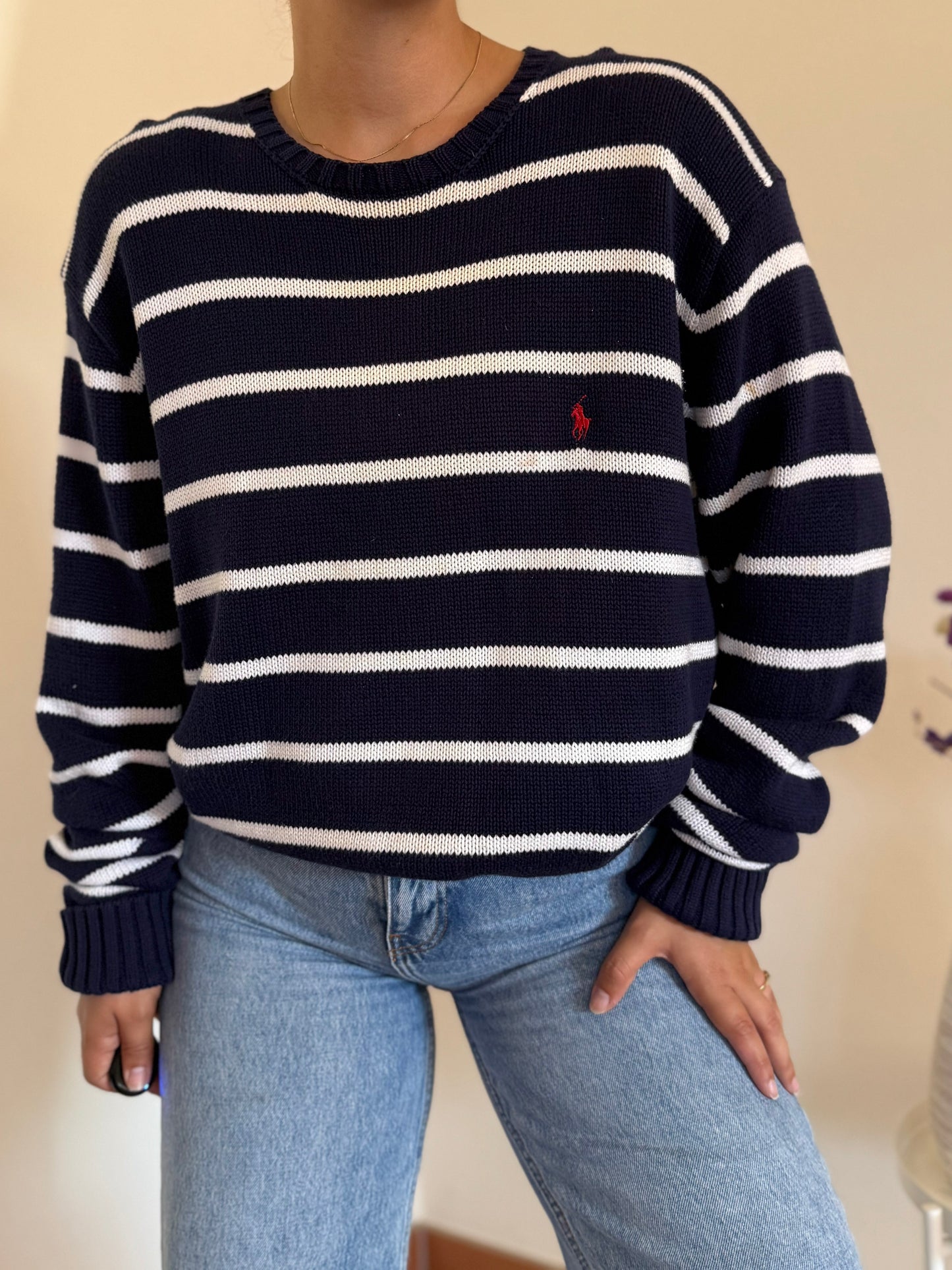 Ralph Lauren Round Neck Knit Sweater