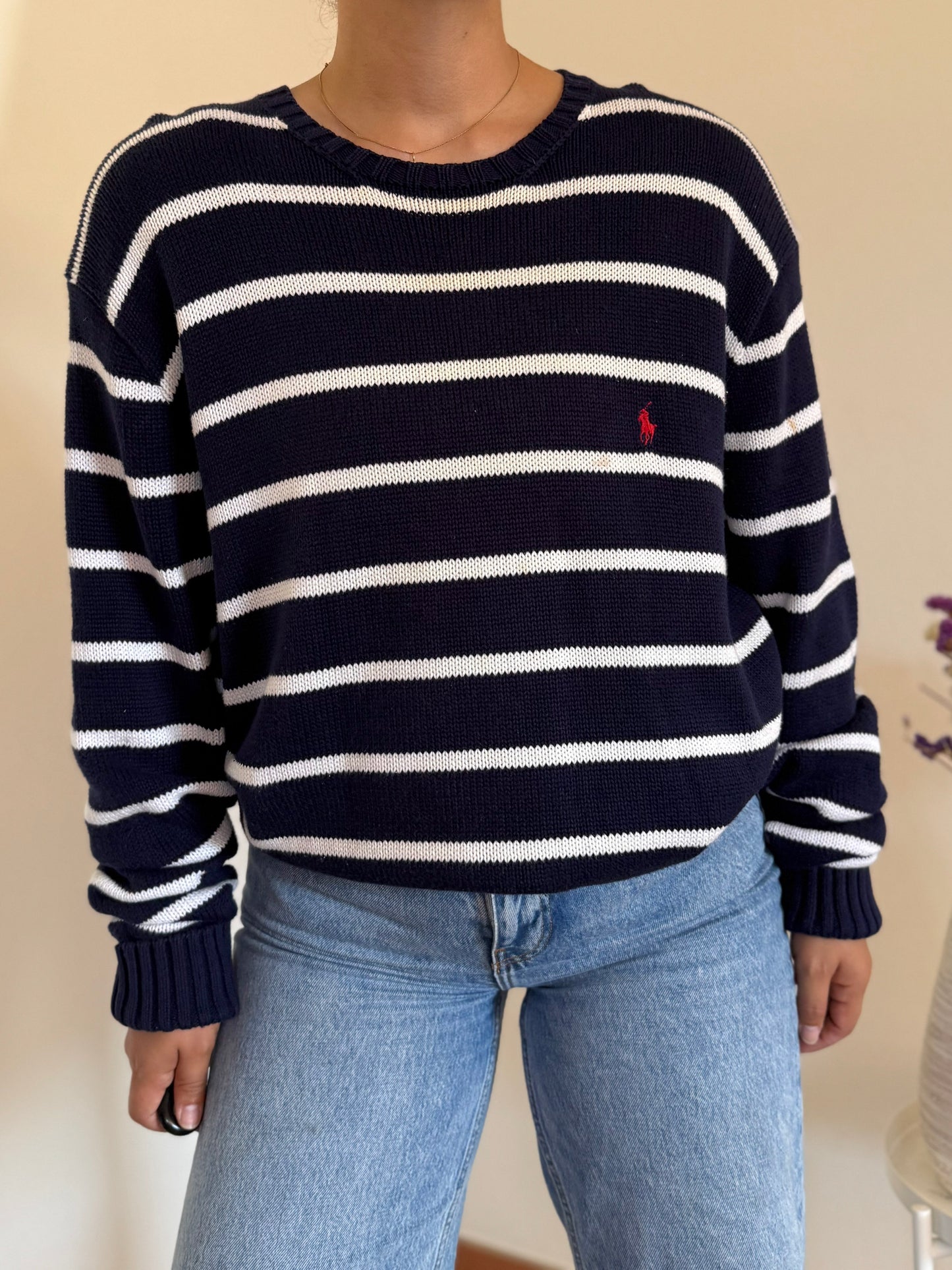 Ralph Lauren Round Neck Knit Sweater