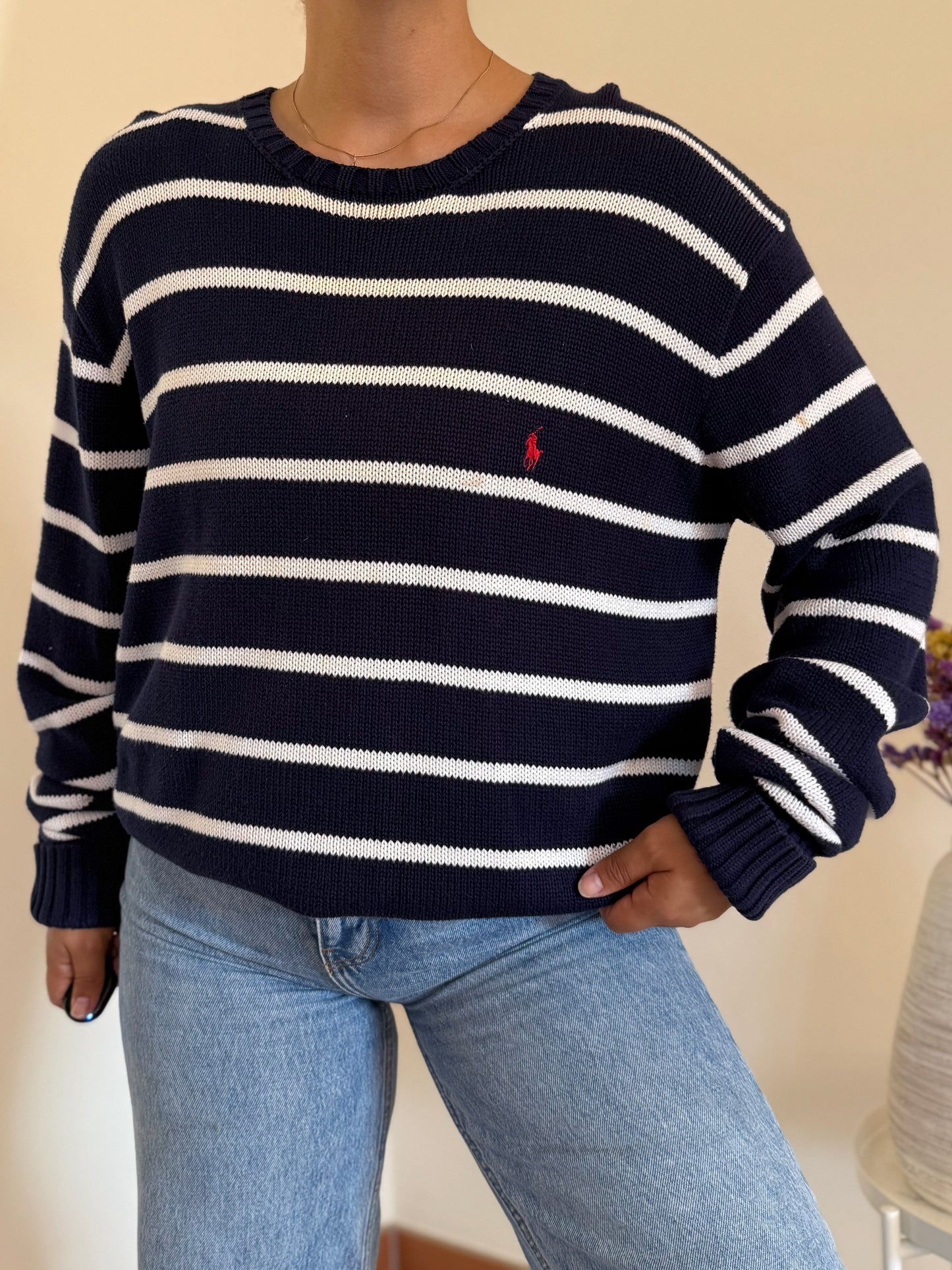 Ralph Lauren Round Neck Knit Sweater