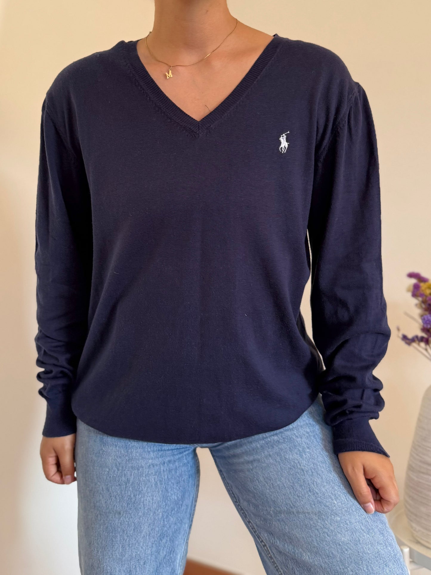 Ralph Lauren V-Neck Knit Sweater