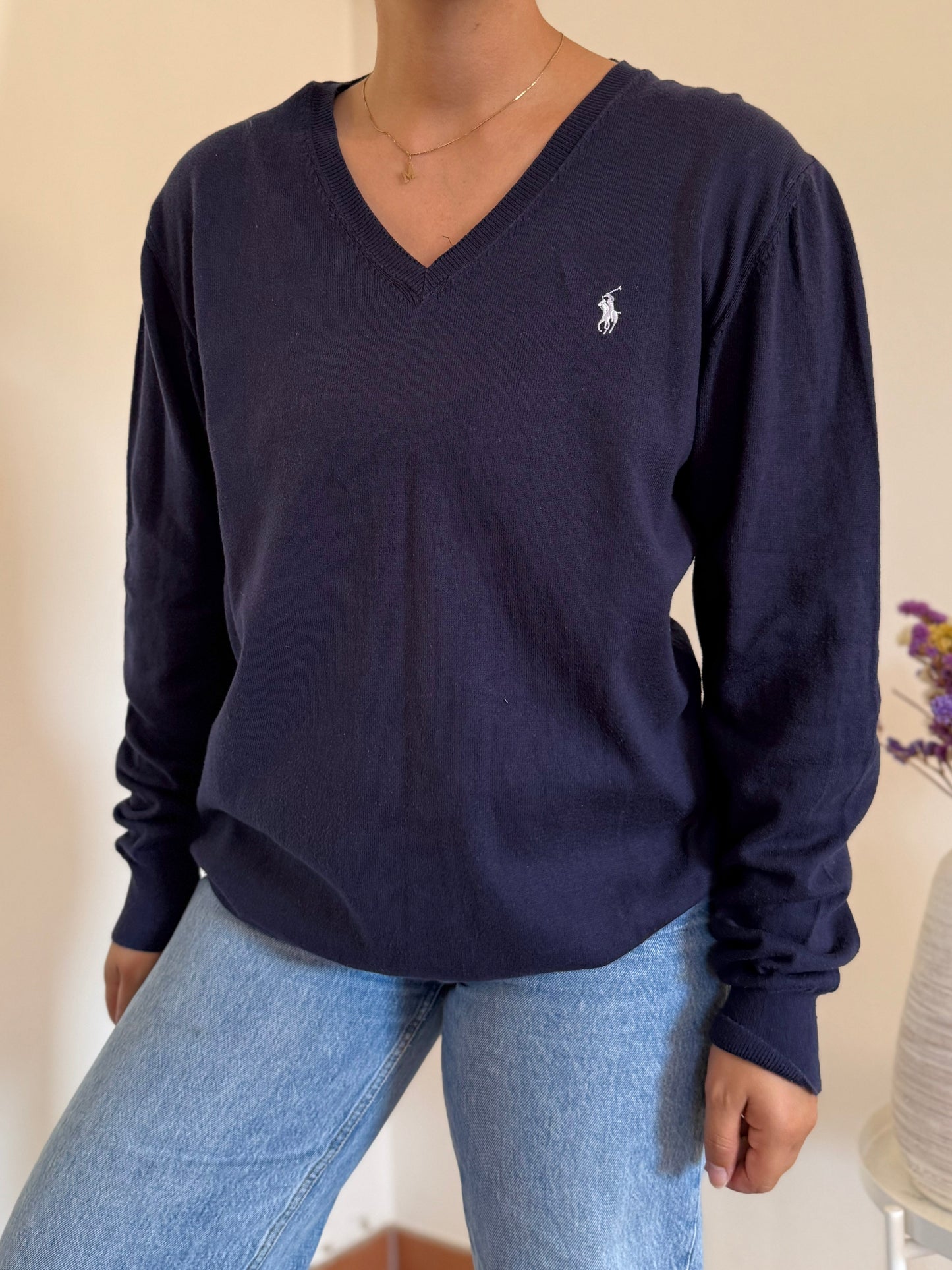 Ralph Lauren V-Neck Knit Sweater
