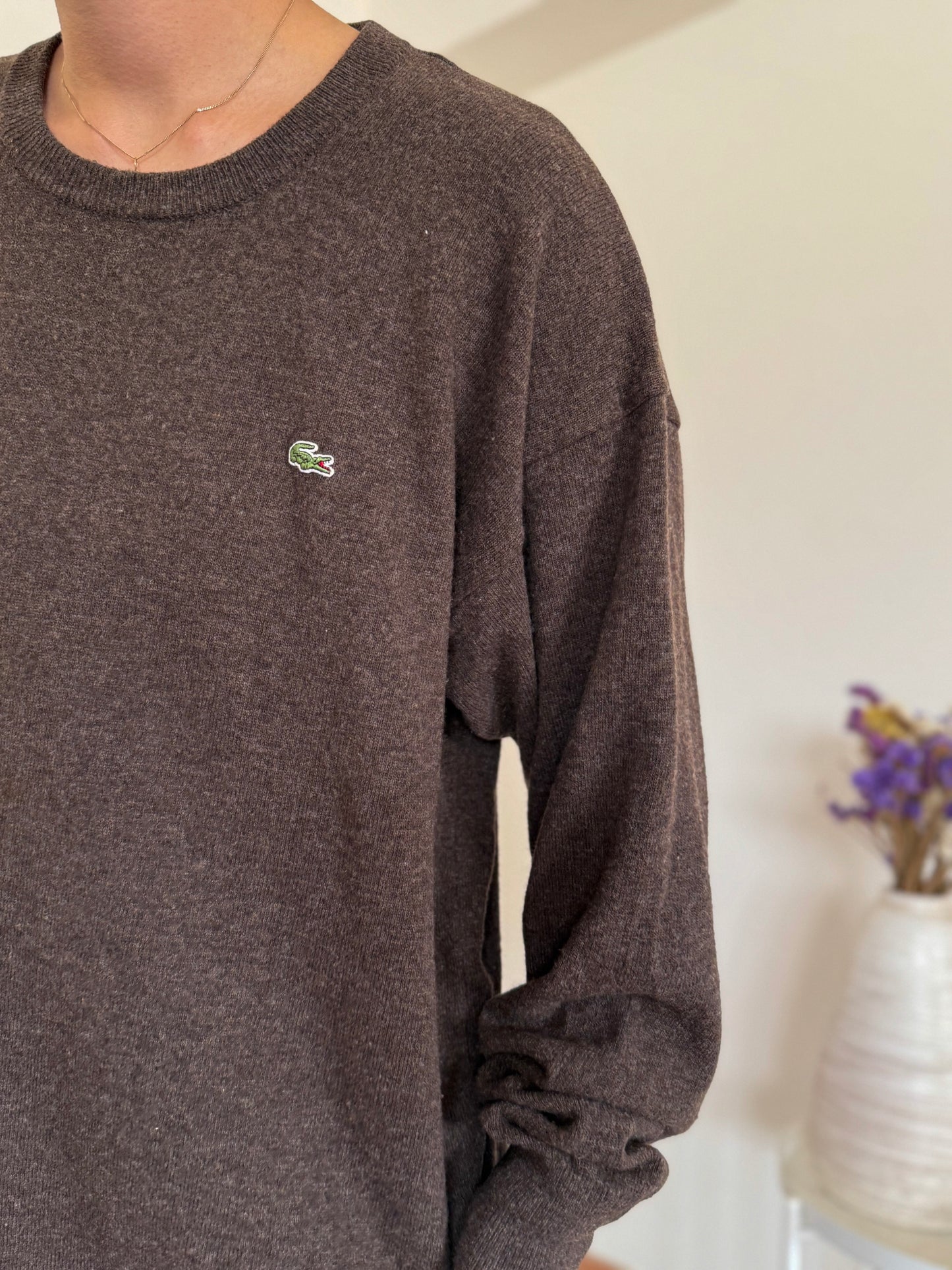Lacoste Round Neck Sweater 80% Lã