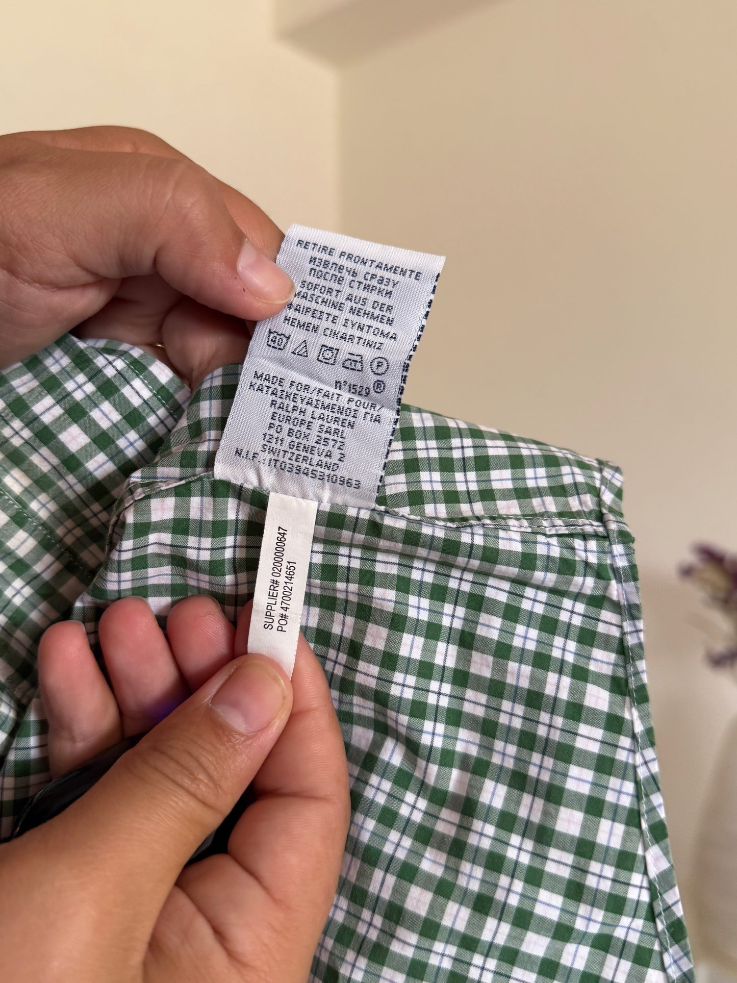 Camisa Ralph Lauren