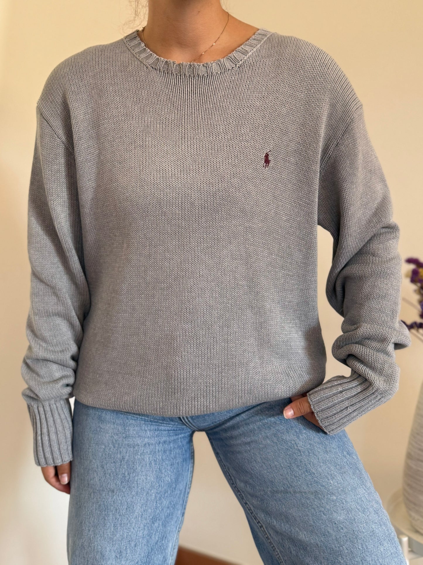 Ralph Lauren Round Neck Knit Sweater
