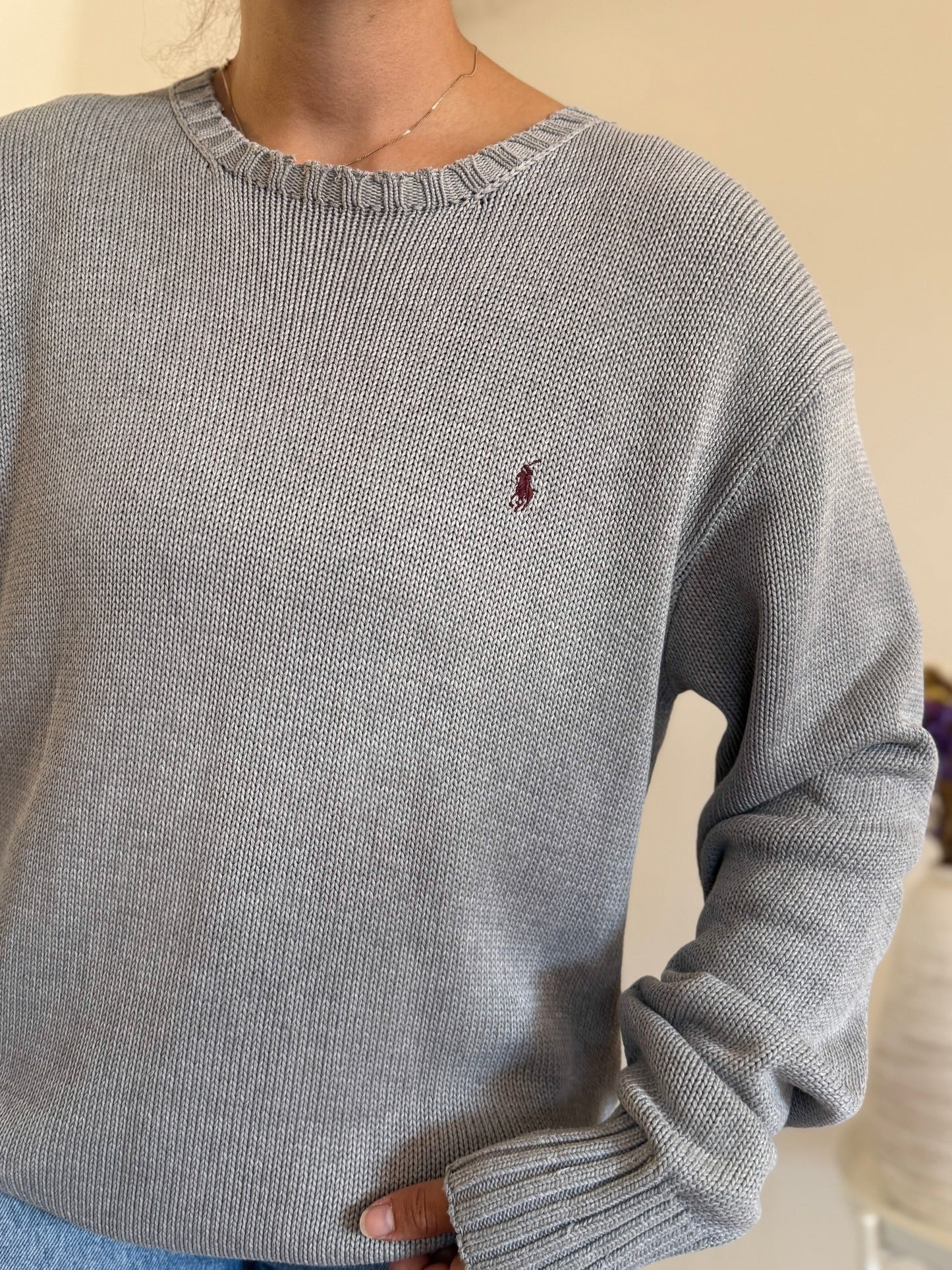 Ralph Lauren Round Neck Knit Sweater