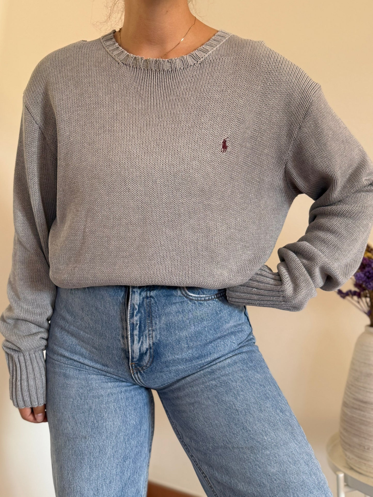 Ralph Lauren Round Neck Knit Sweater