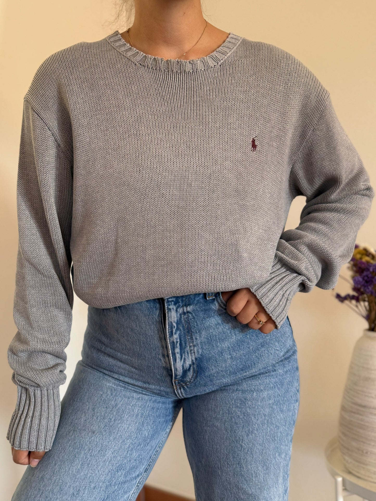 Ralph Lauren Round Neck Knit Sweater