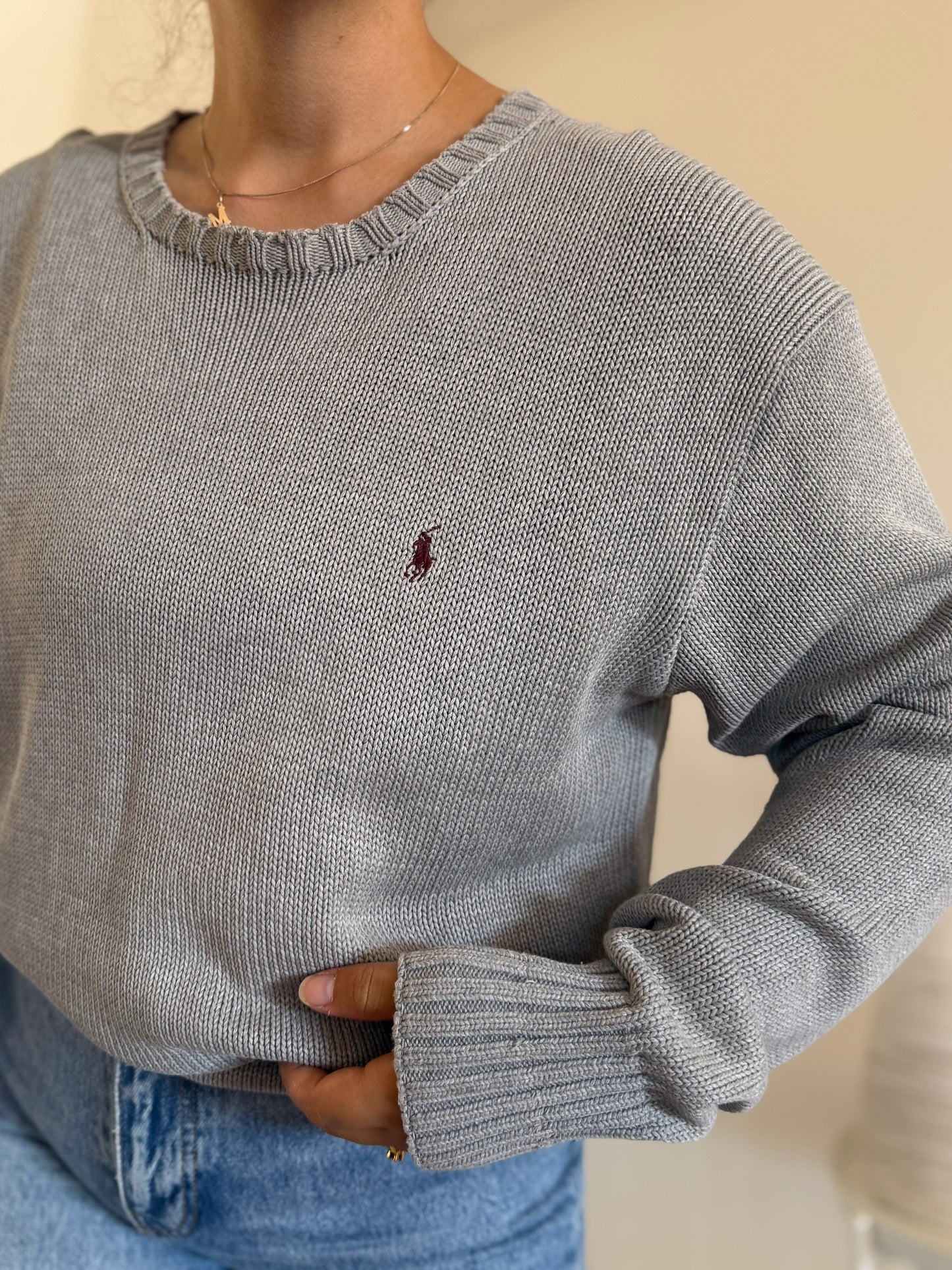 Ralph Lauren Round Neck Knit Sweater