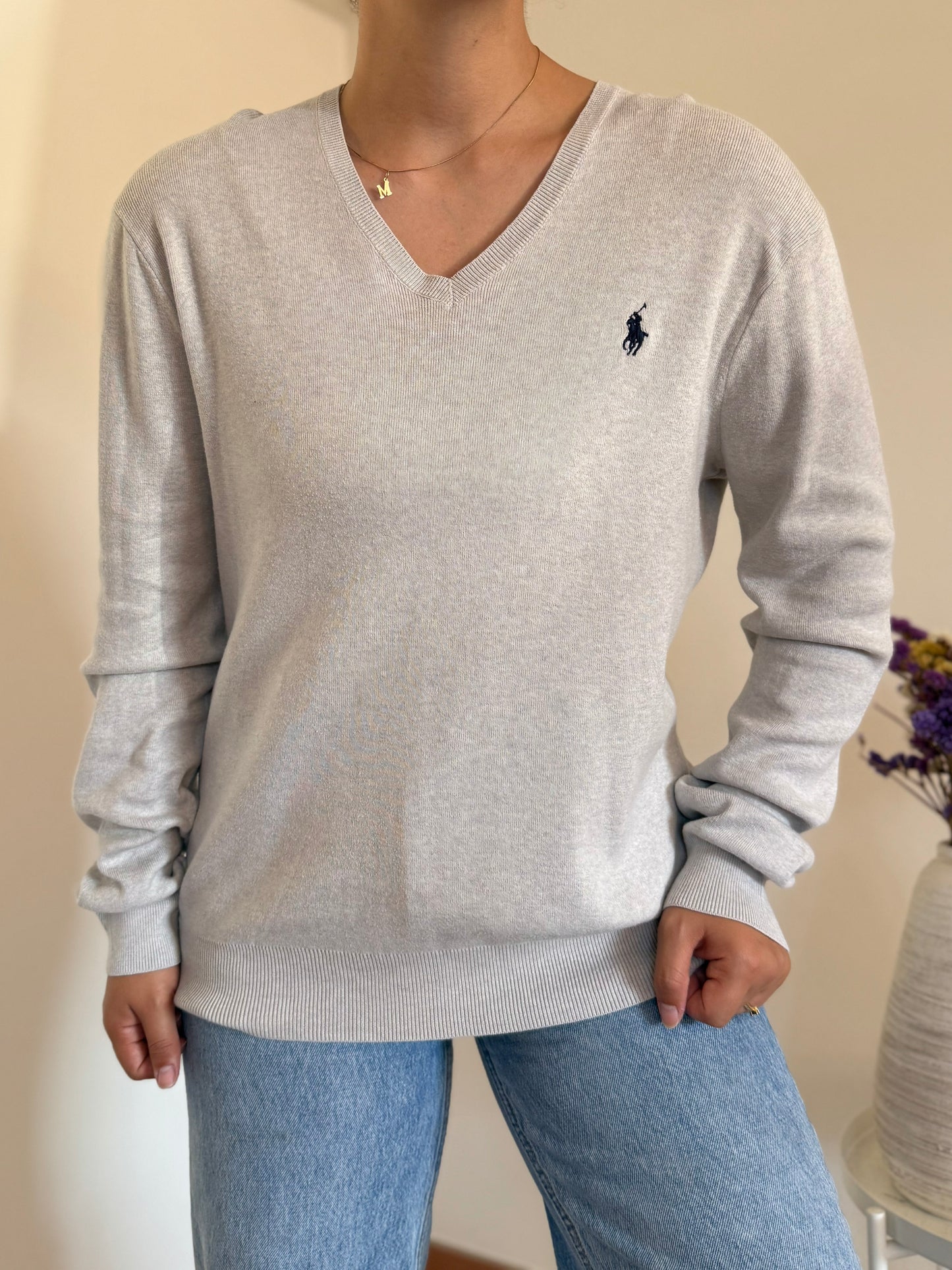 Ralph Lauren V-Neck Knit Sweater