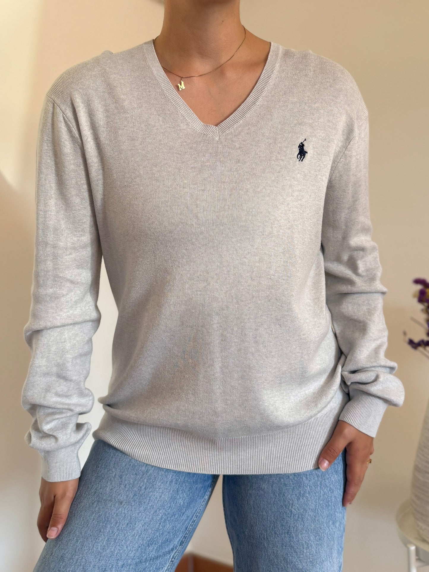 Ralph Lauren V-Neck Knit Sweater