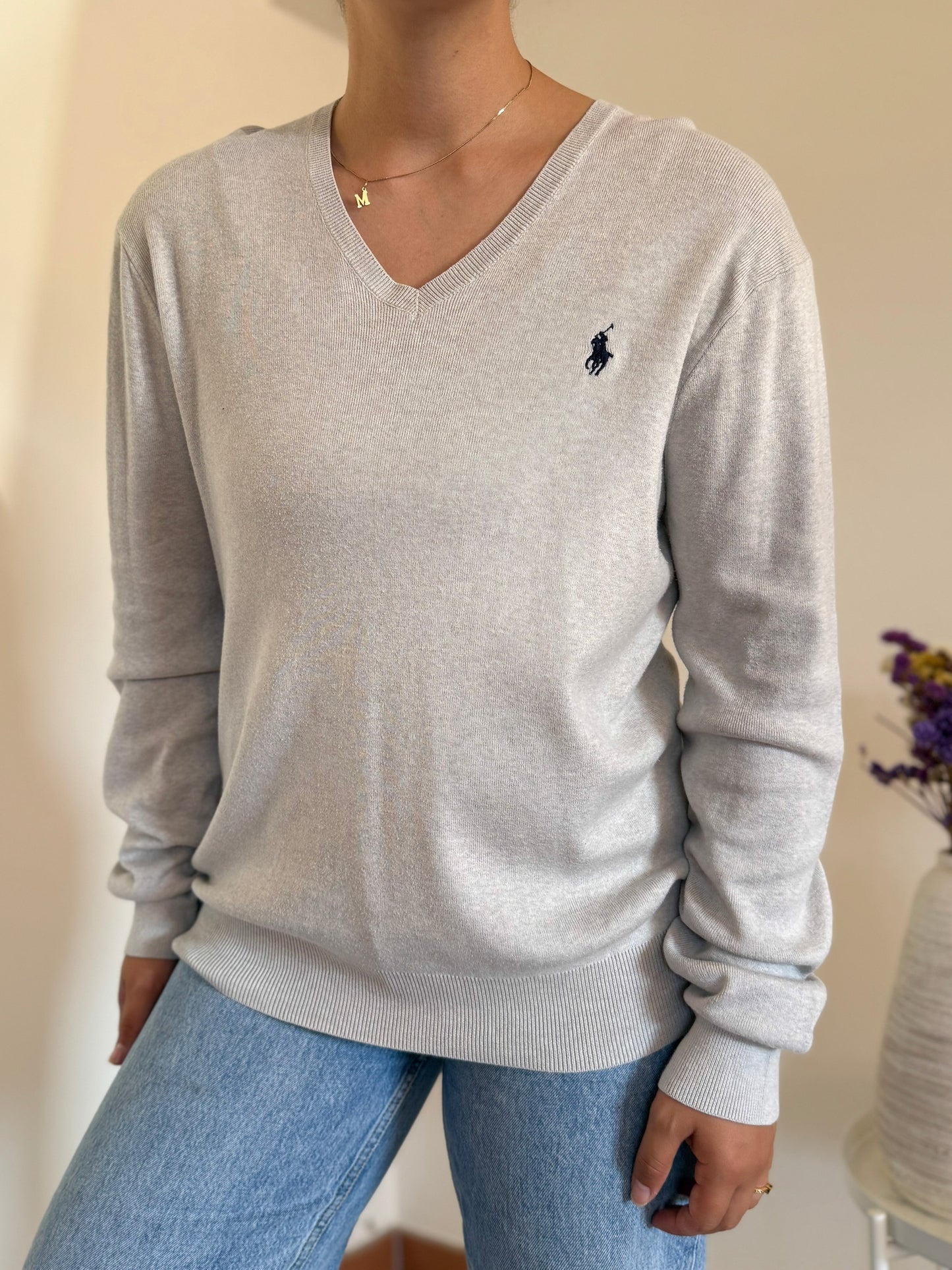 Ralph Lauren V-Neck Knit Sweater