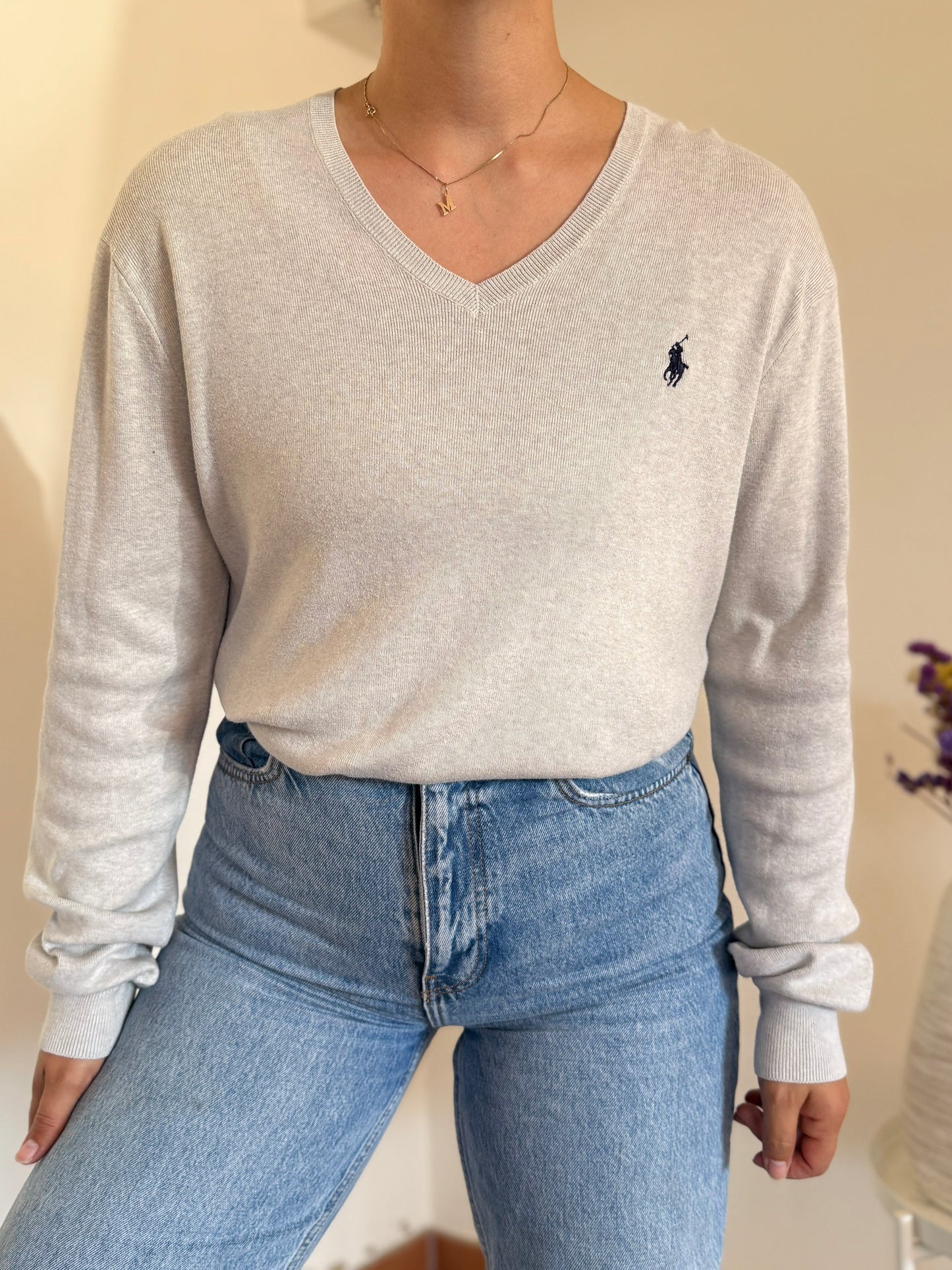 Ralph Lauren V-Neck Knit Sweater
