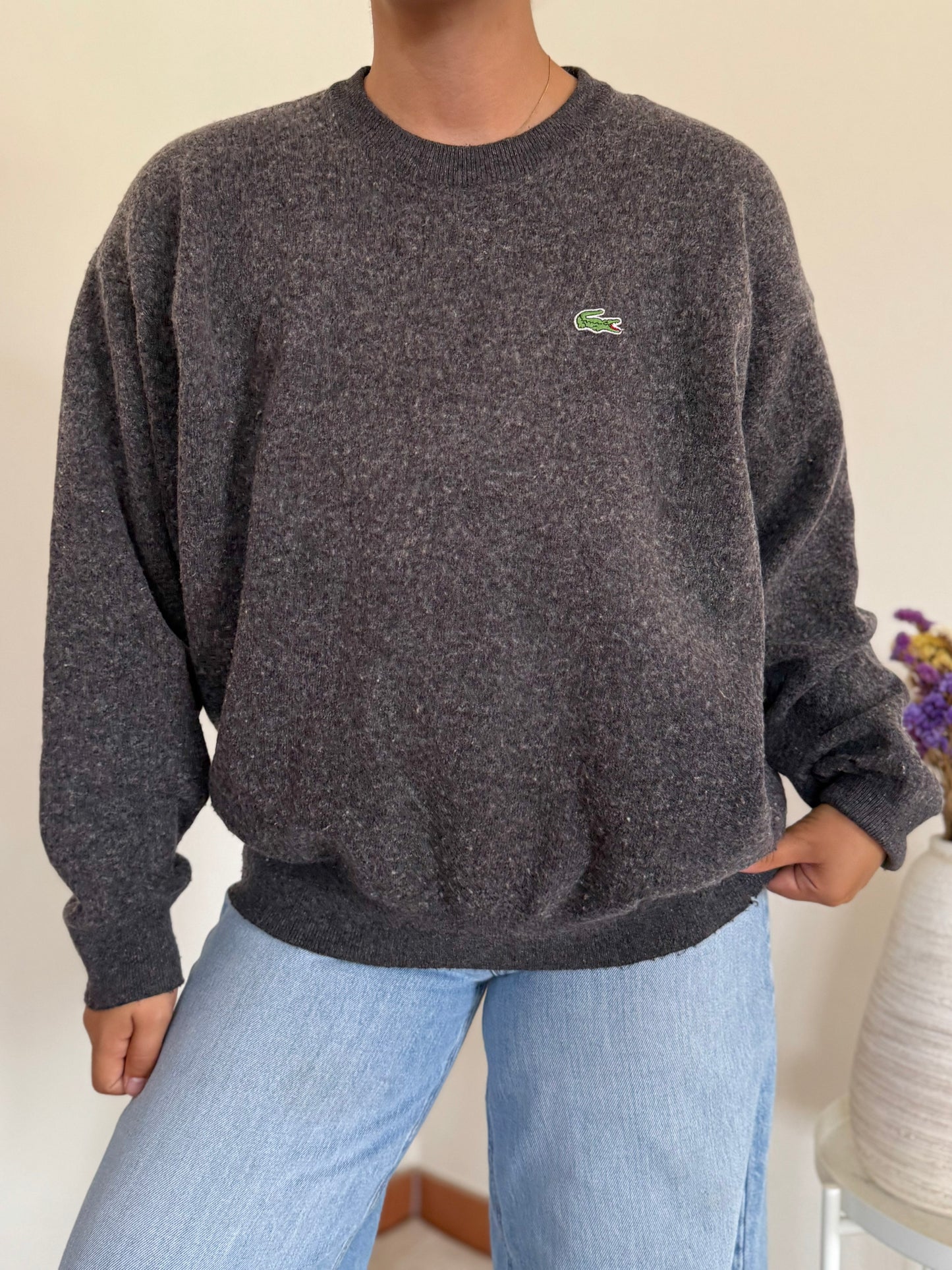 Lacoste Round Neck Sweater 80% Lã