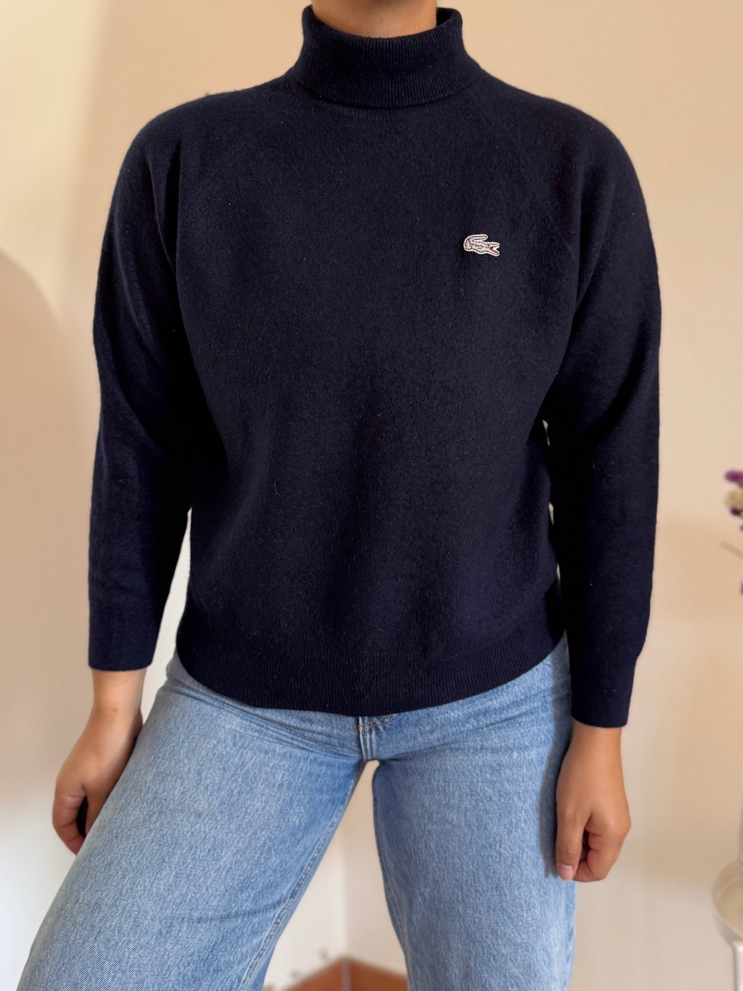 Lacoste High Neck Sweater 75% Wool