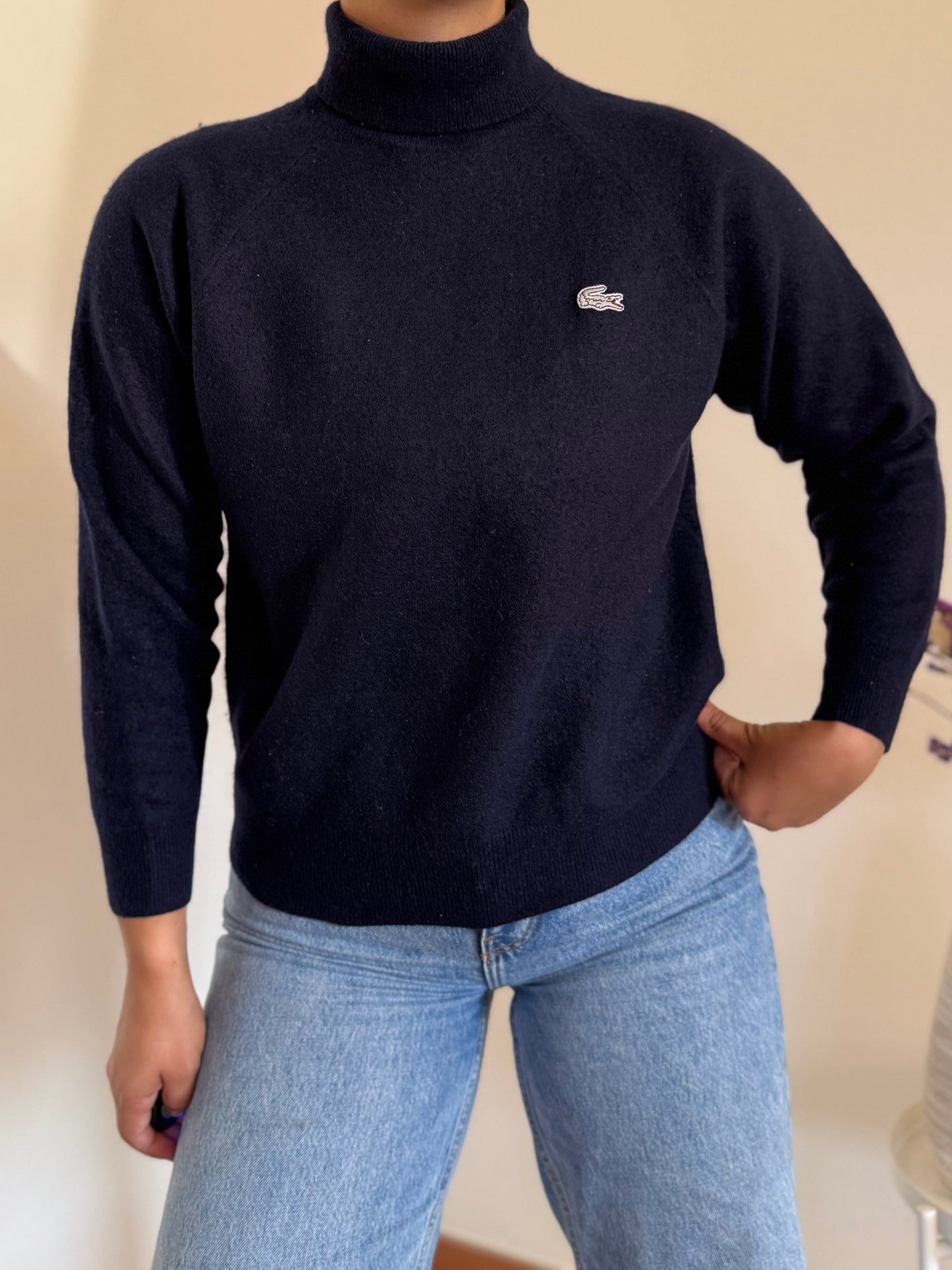 Lacoste High Neck Sweater 75% Wool