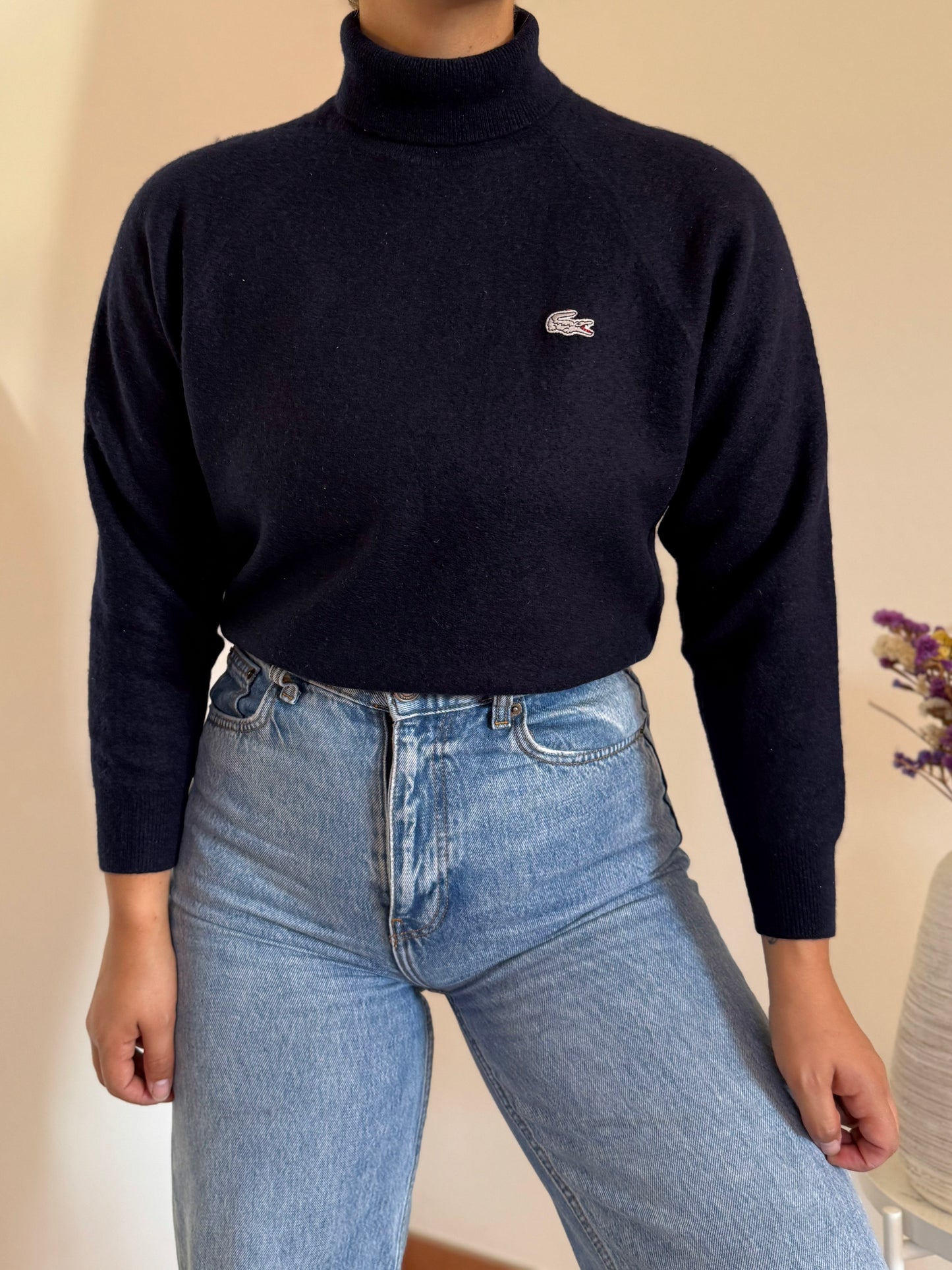 Lacoste High Neck Sweater 75% Wool