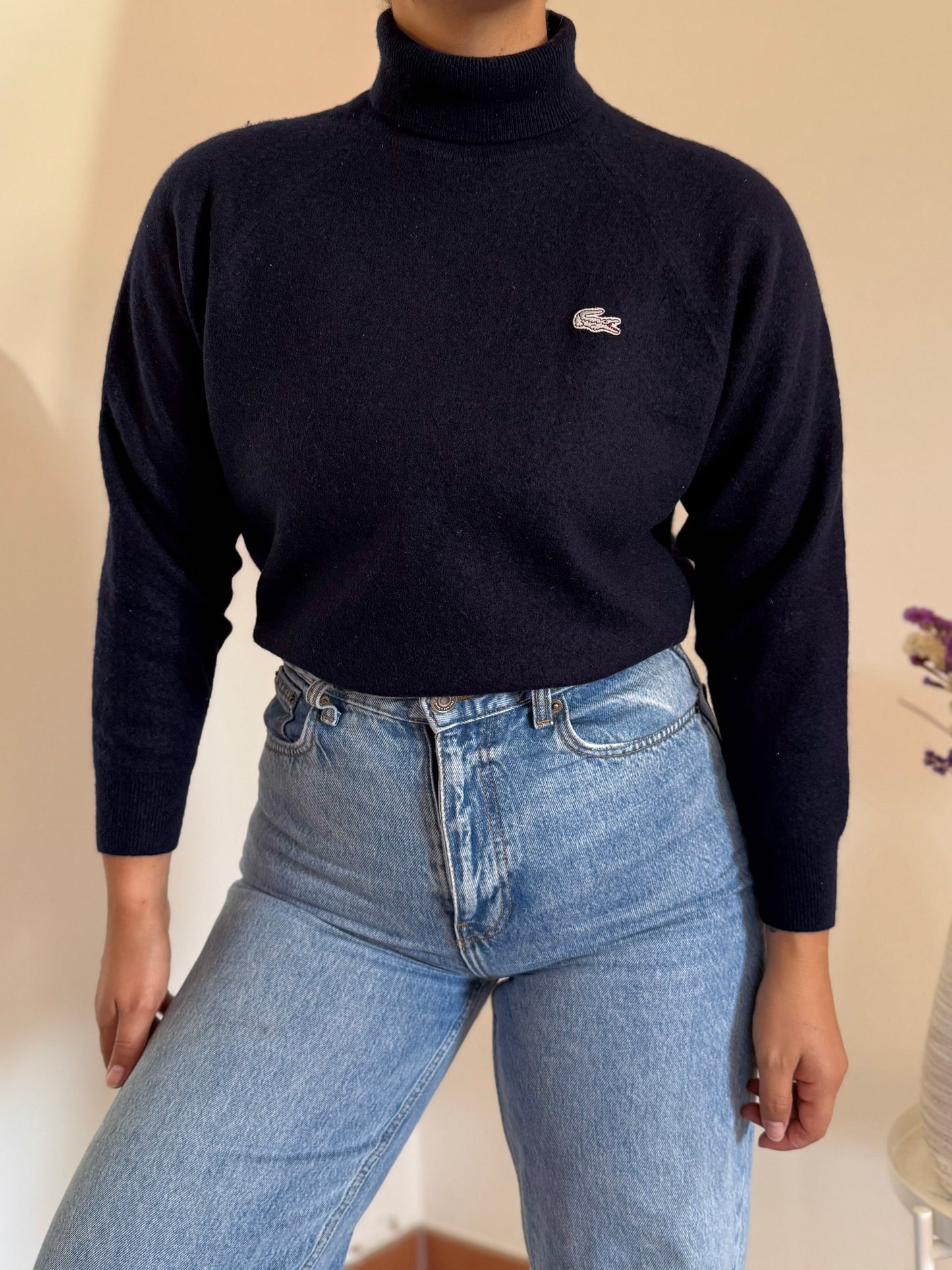 Lacoste High Neck Sweater 75% Wool