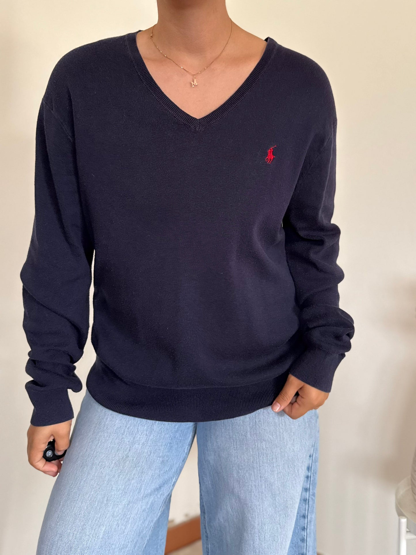 Ralph Lauren V-Neck Knit Sweater