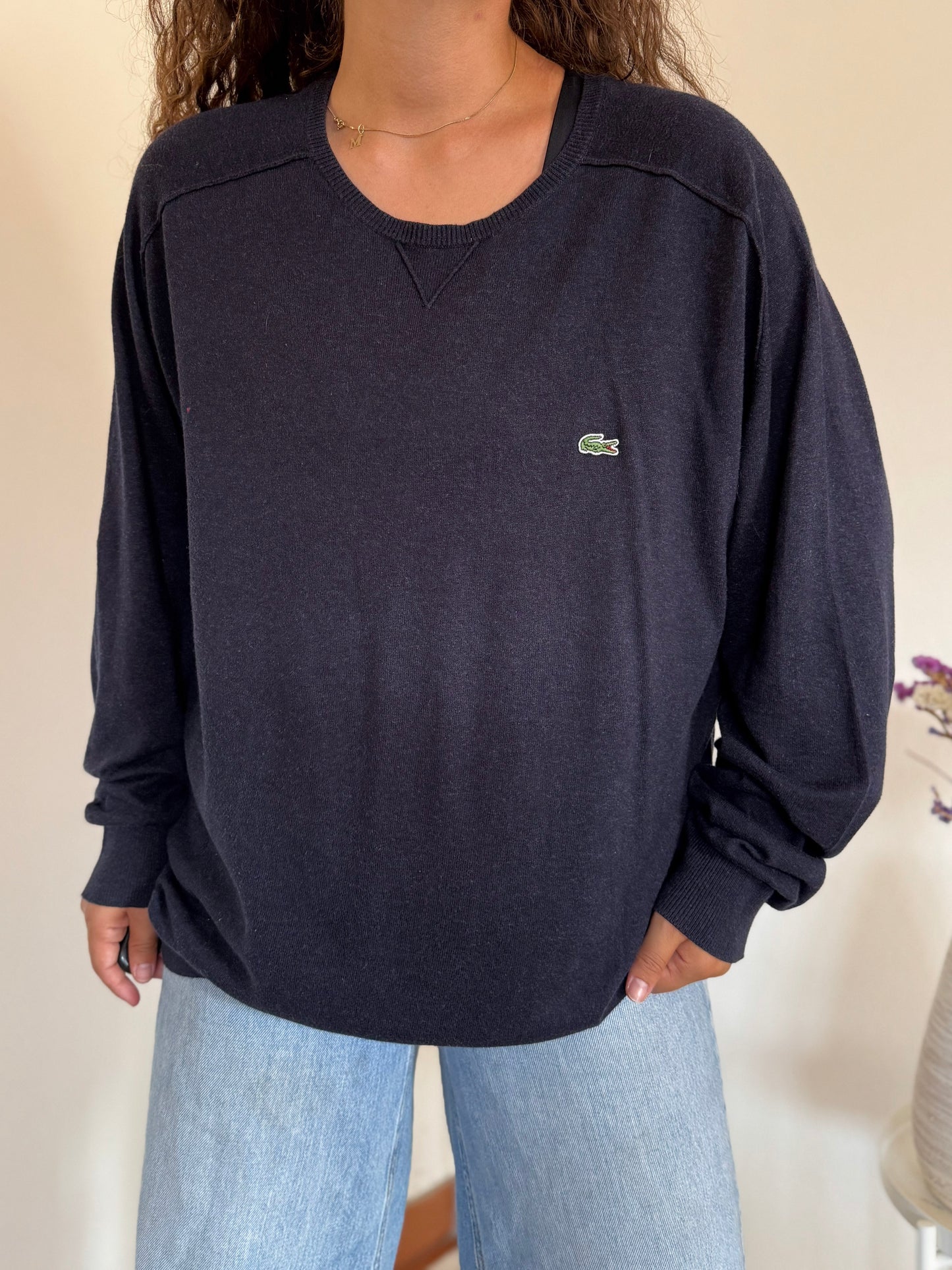 Camisola Lacoste 92% cotton 8% cashmere