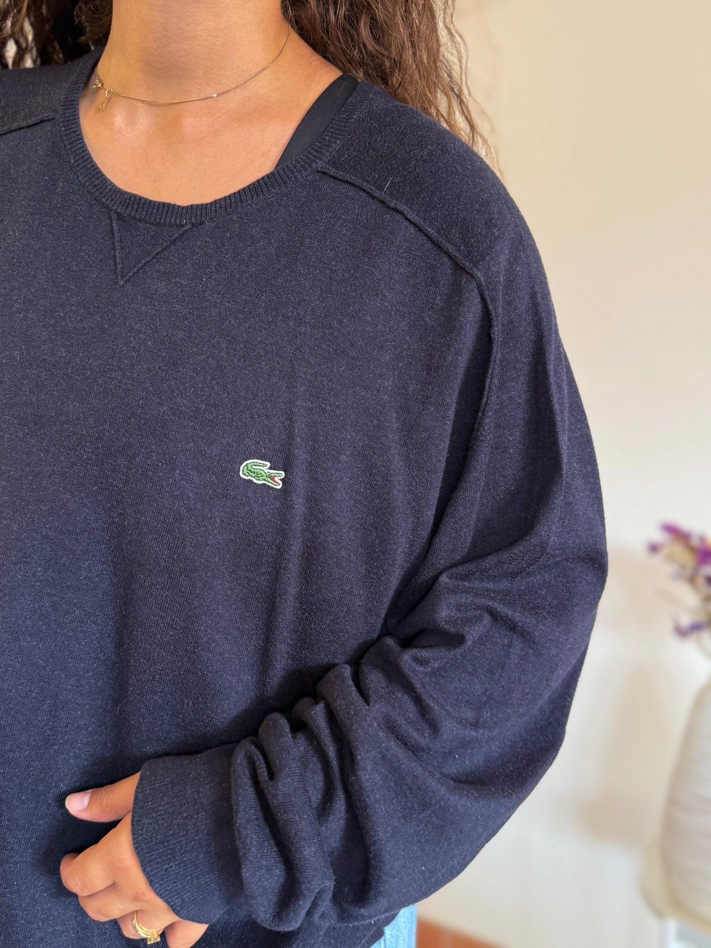 Camisola Lacoste 92% cotton 8% cashmere