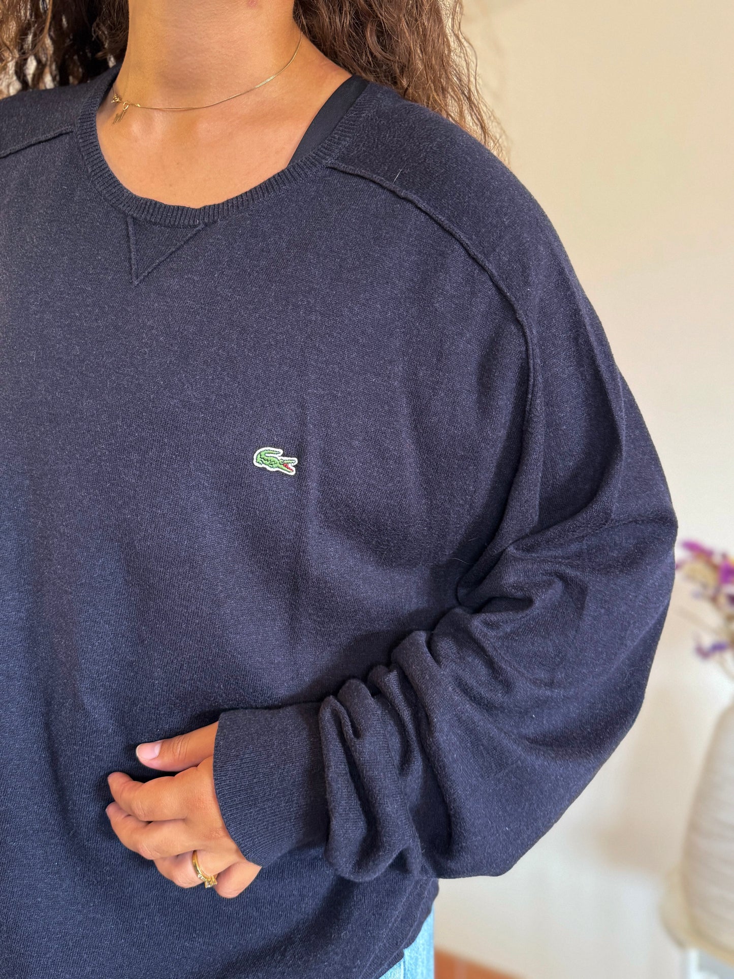Camisola Lacoste 92% cotton 8% cashmere
