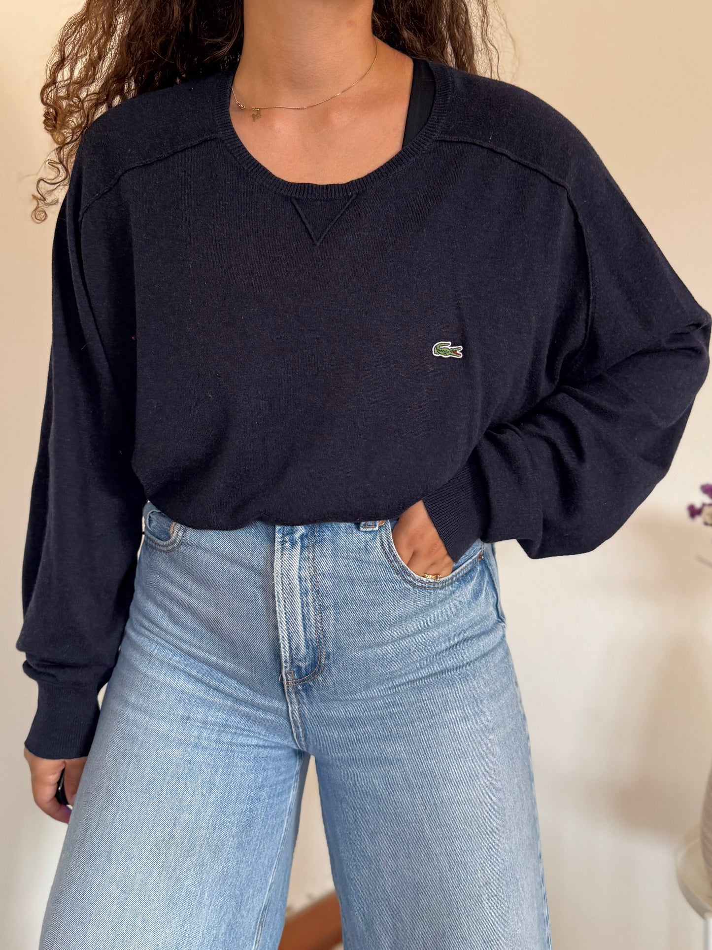 Camisola Lacoste 92% cotton 8% cashmere