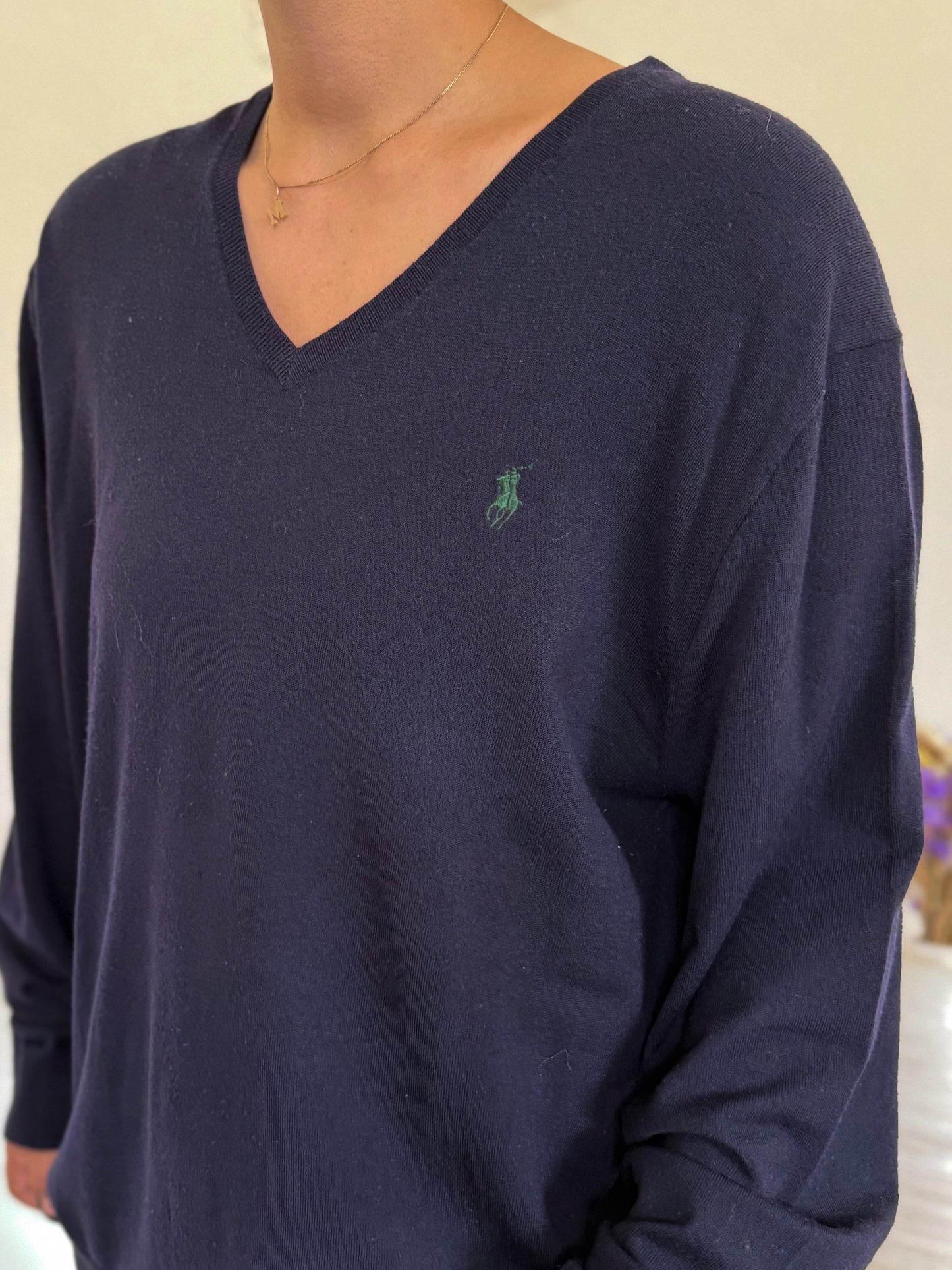 Ralph Lauren V-Neck Knit Sweater