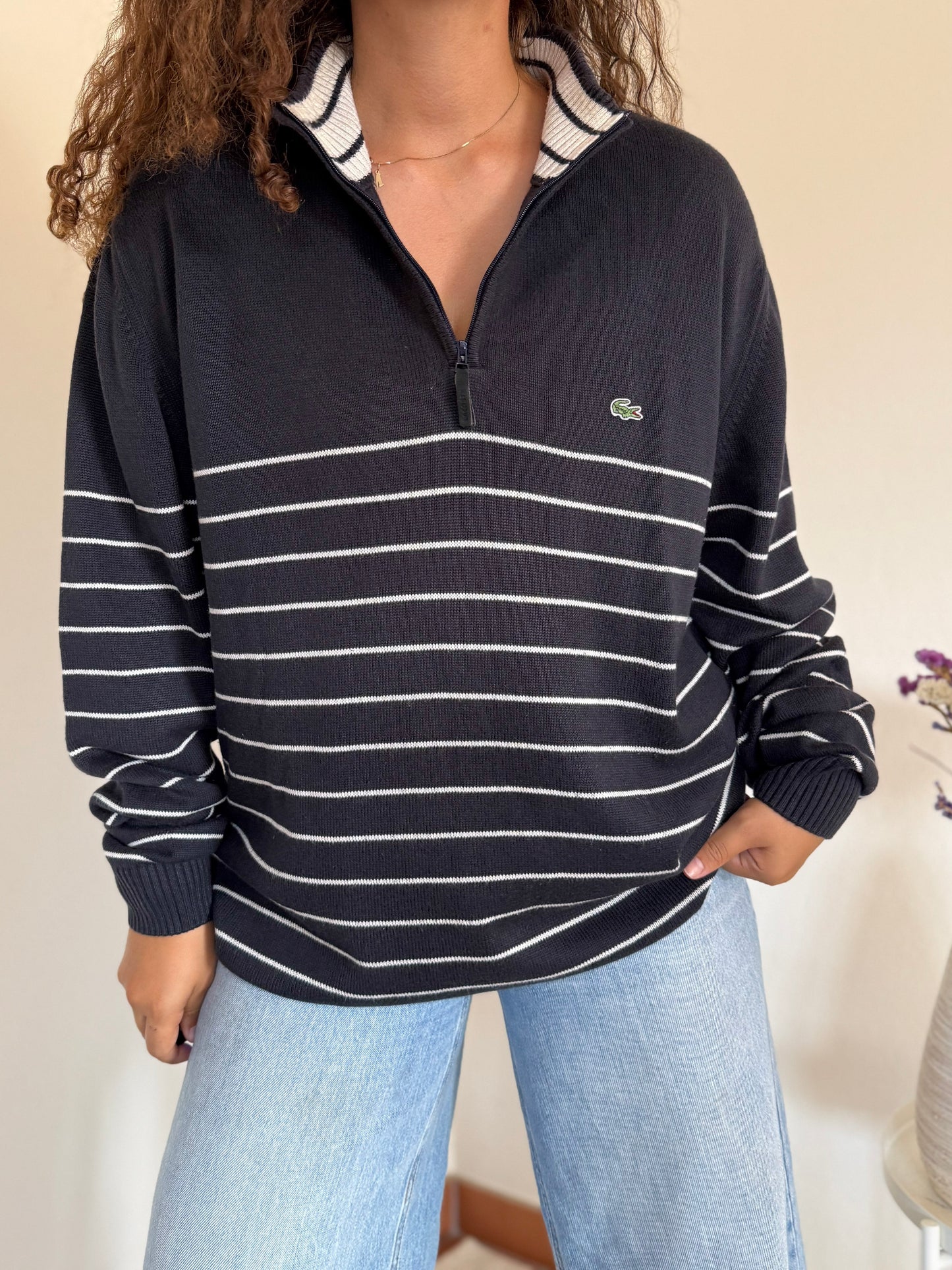 Camisola 1/4 zip Lacoste