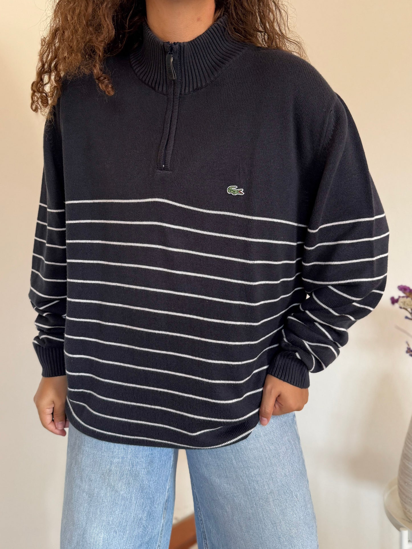 Camisola 1/4 zip Lacoste