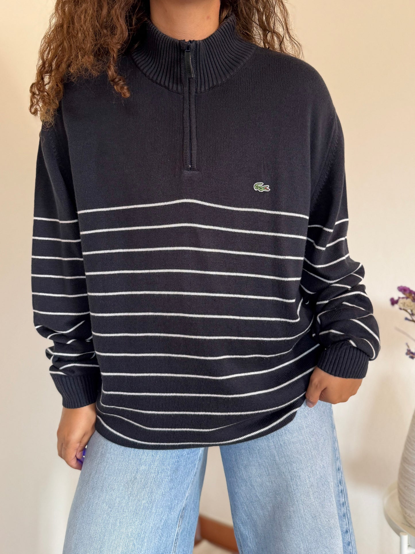 Camisola 1/4 zip Lacoste