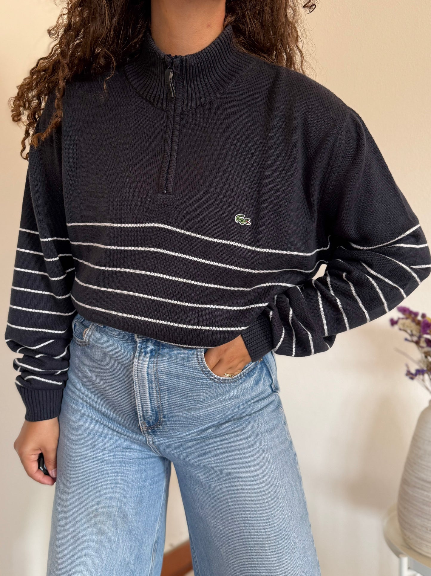 Camisola 1/4 zip Lacoste