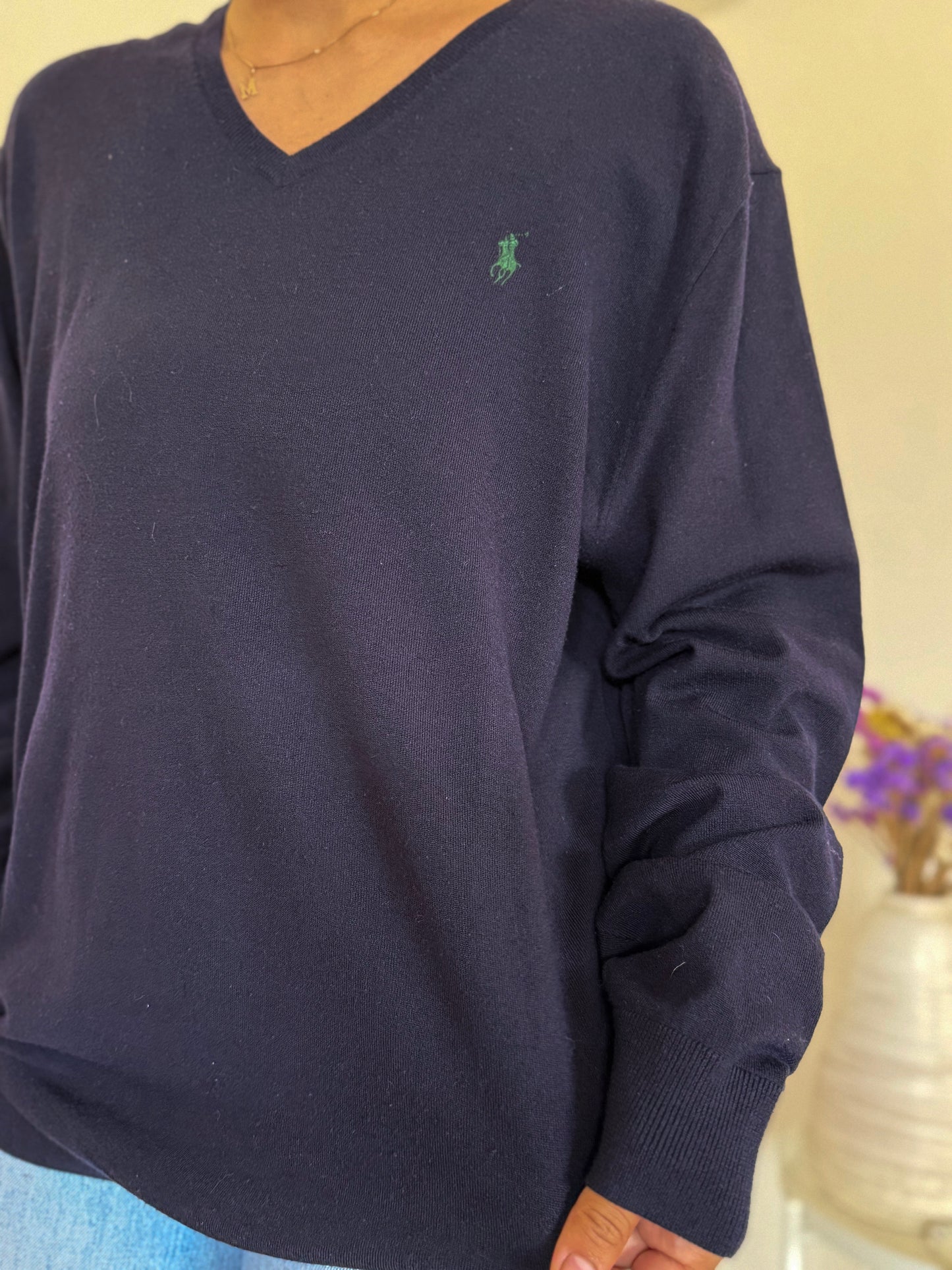 Ralph Lauren V-Neck Knit Sweater