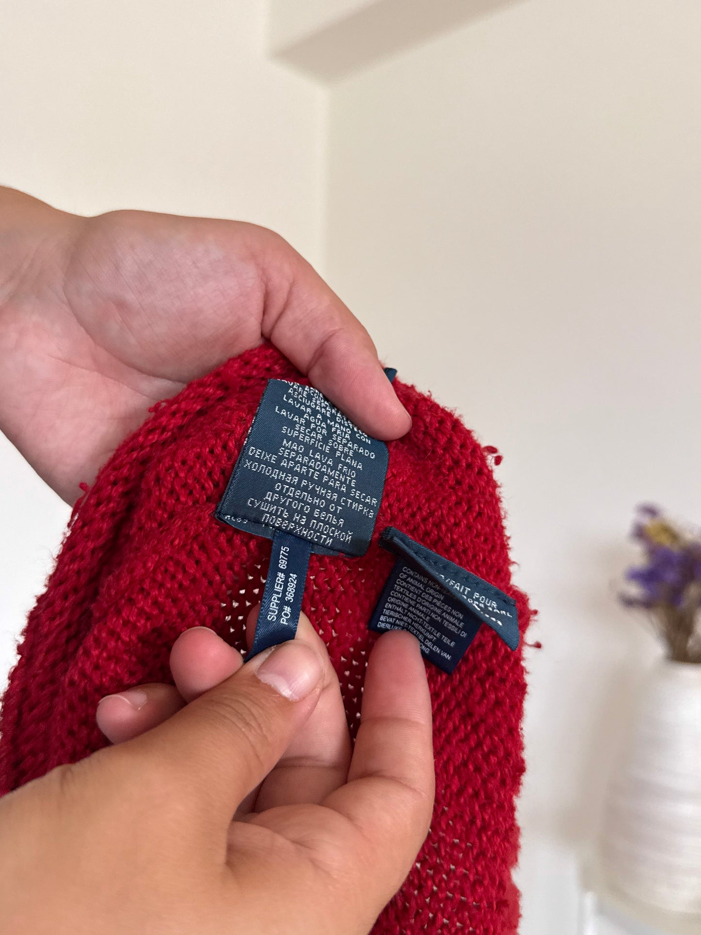 Ralph Lauren 1/4 Zip Knit Sweater