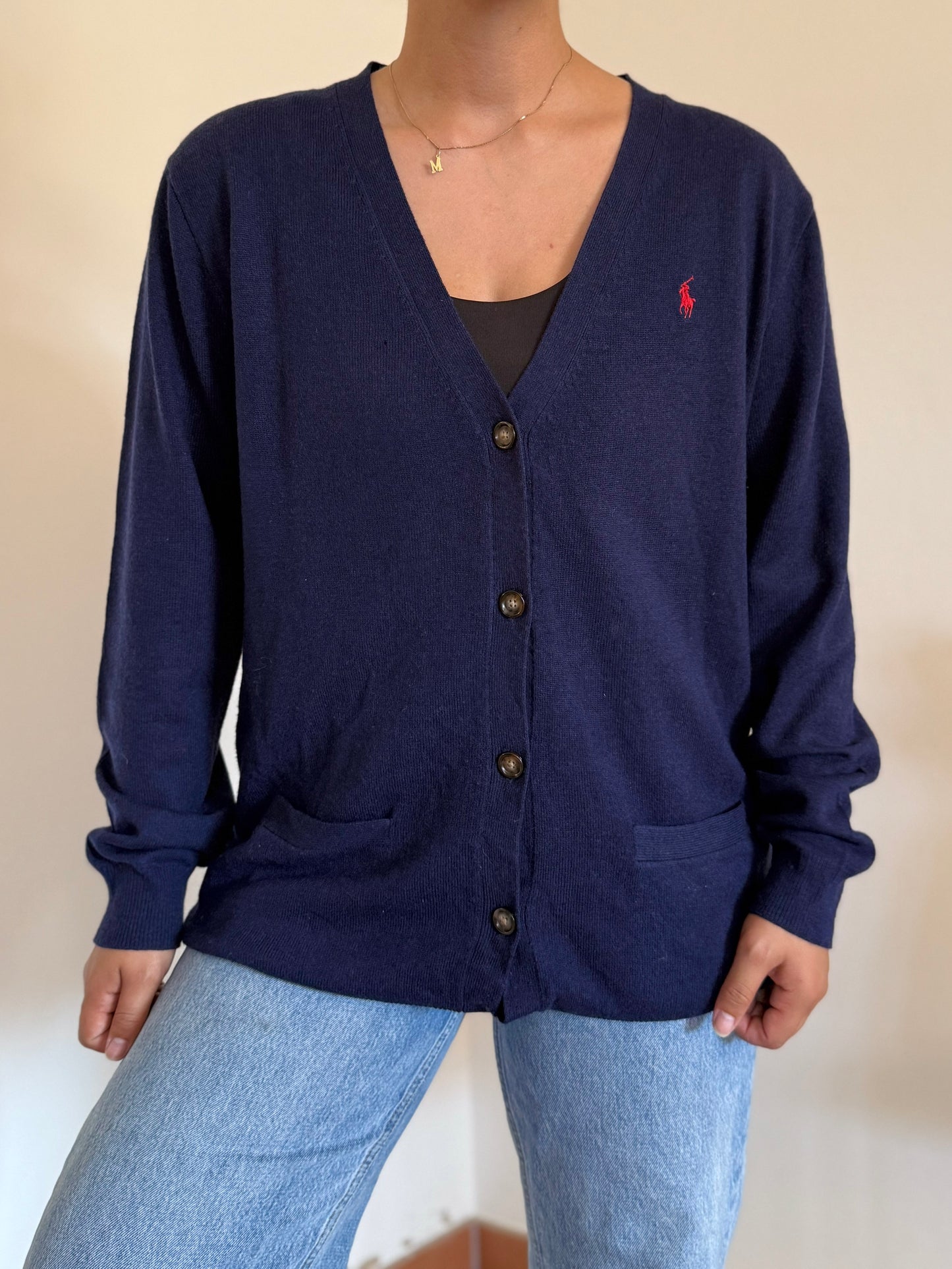 Ralph Lauren Knit Cardigan 100% Lã