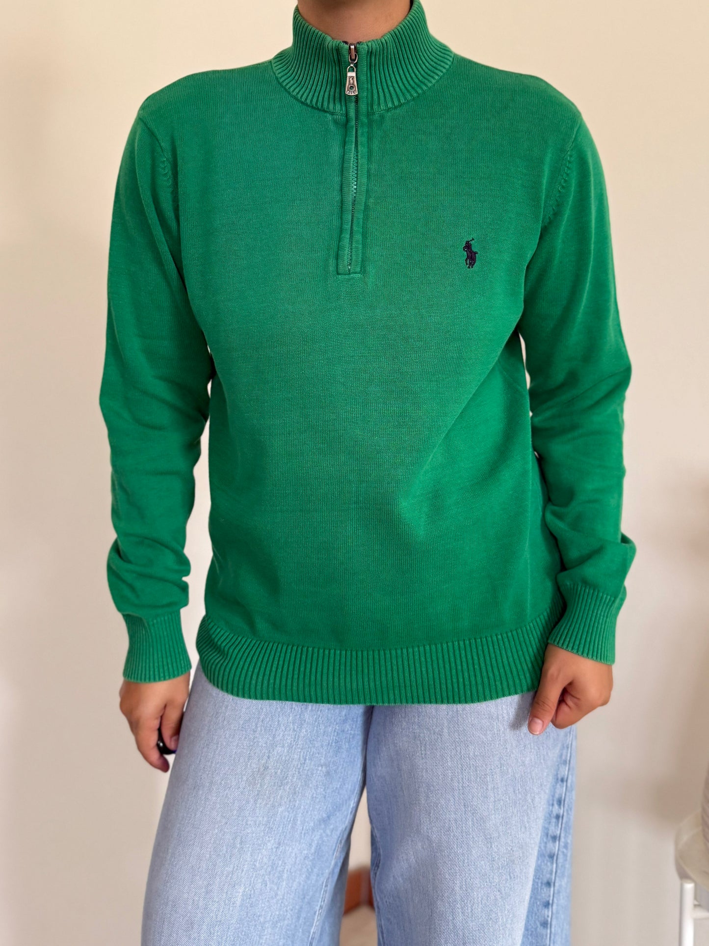 Ralph Lauren 1/4 Zip Knit Sweater
