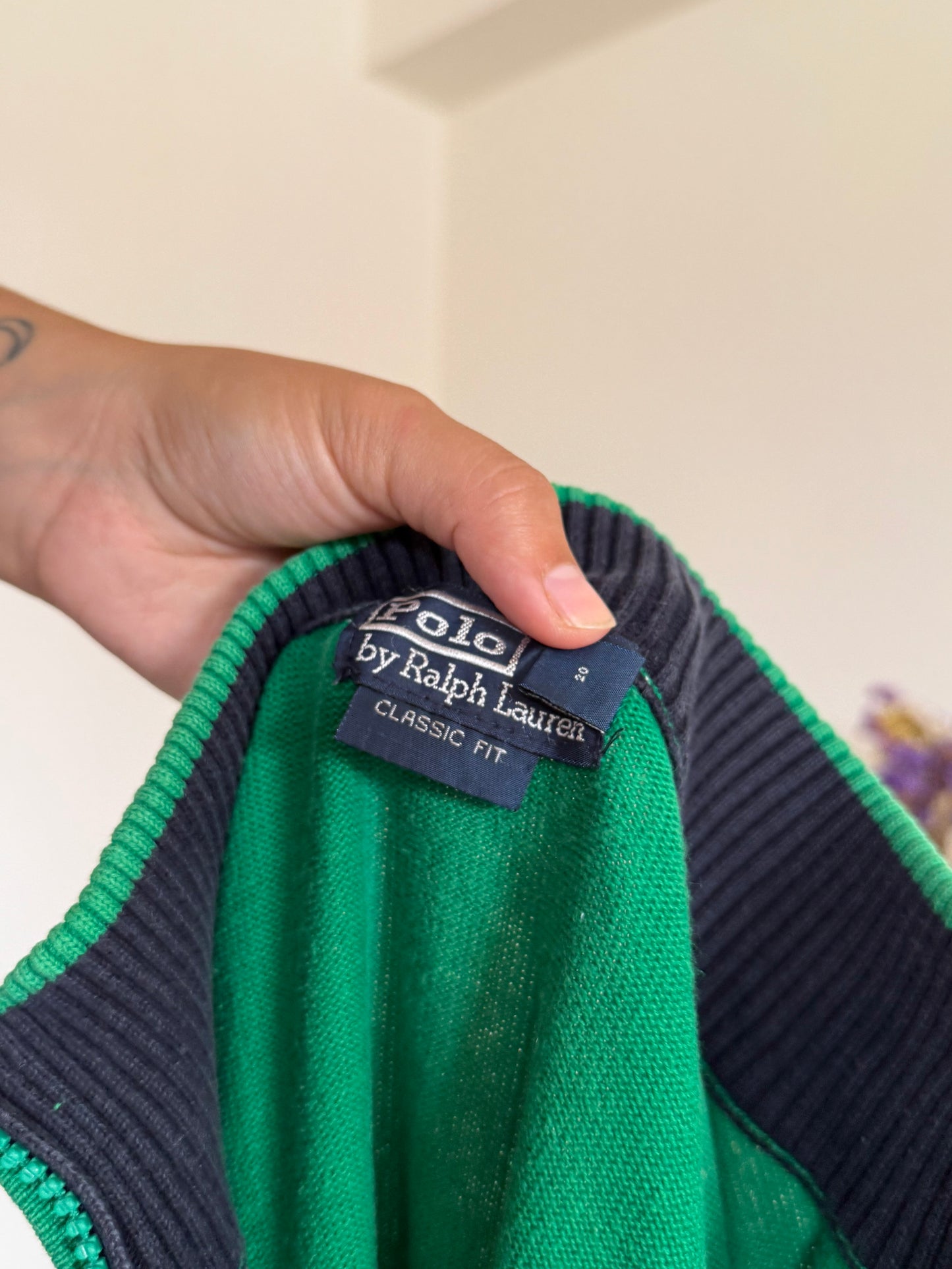 Ralph Lauren 1/4 Zip Knit Sweater