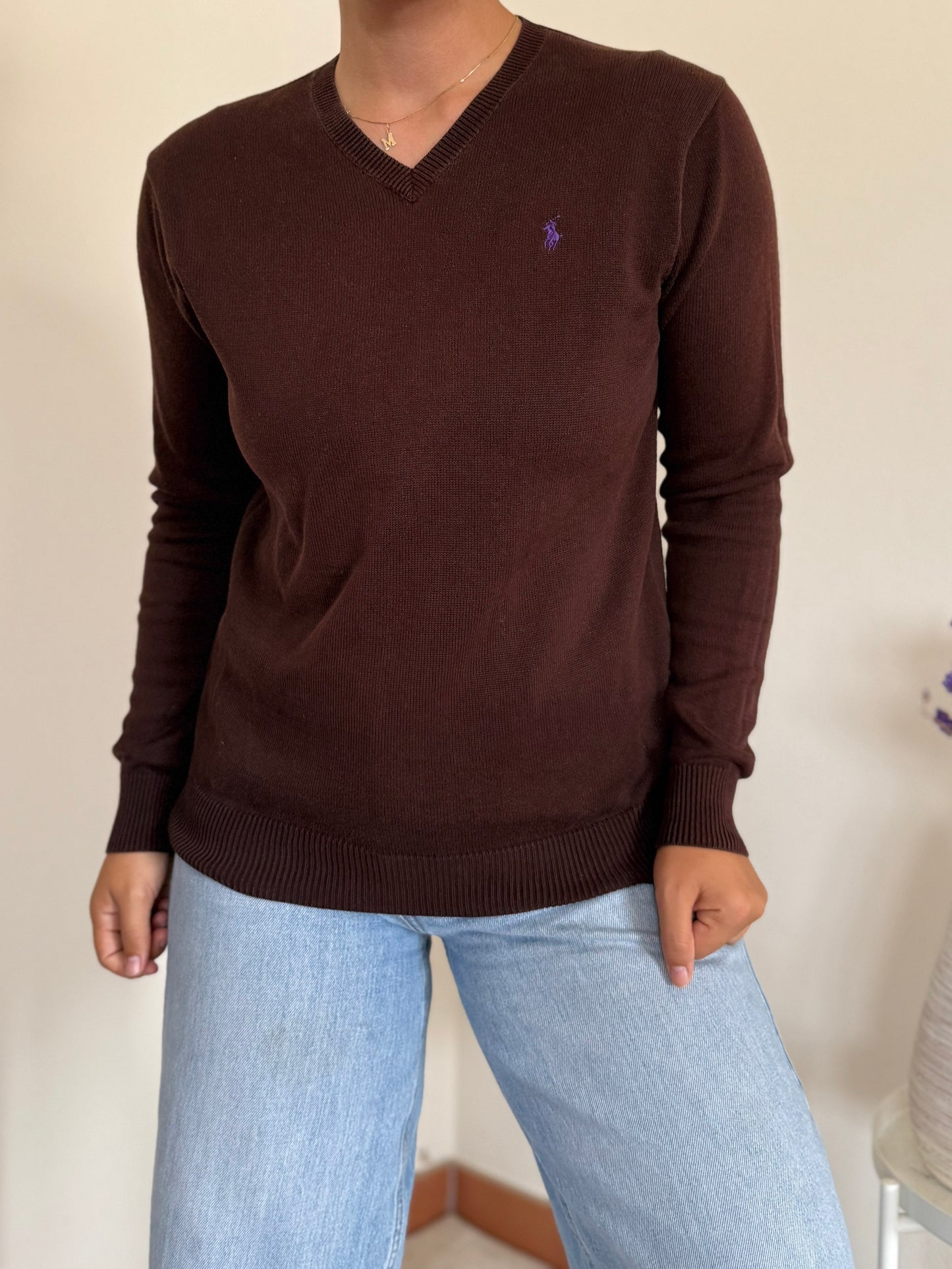 Ralph Lauren V-Neck Knit Sweater
