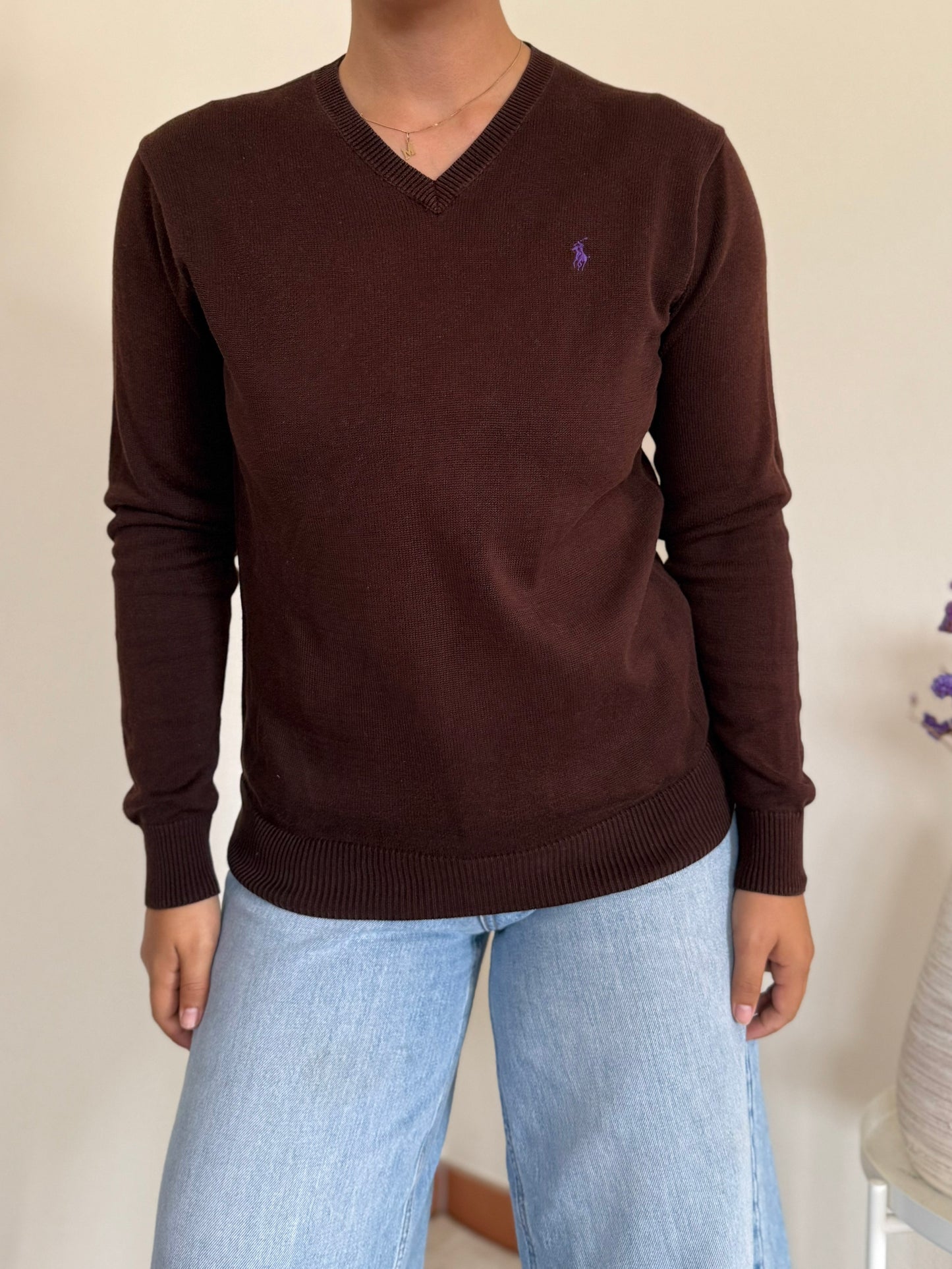 Ralph Lauren V-Neck Knit Sweater